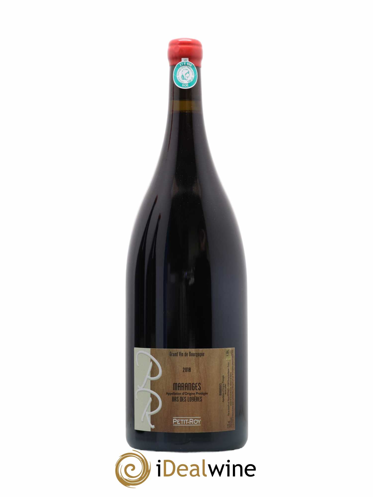 Maranges Bas des Loyeres Domaine Petit Roy 2018 - Posten von 1 Magnum - 0