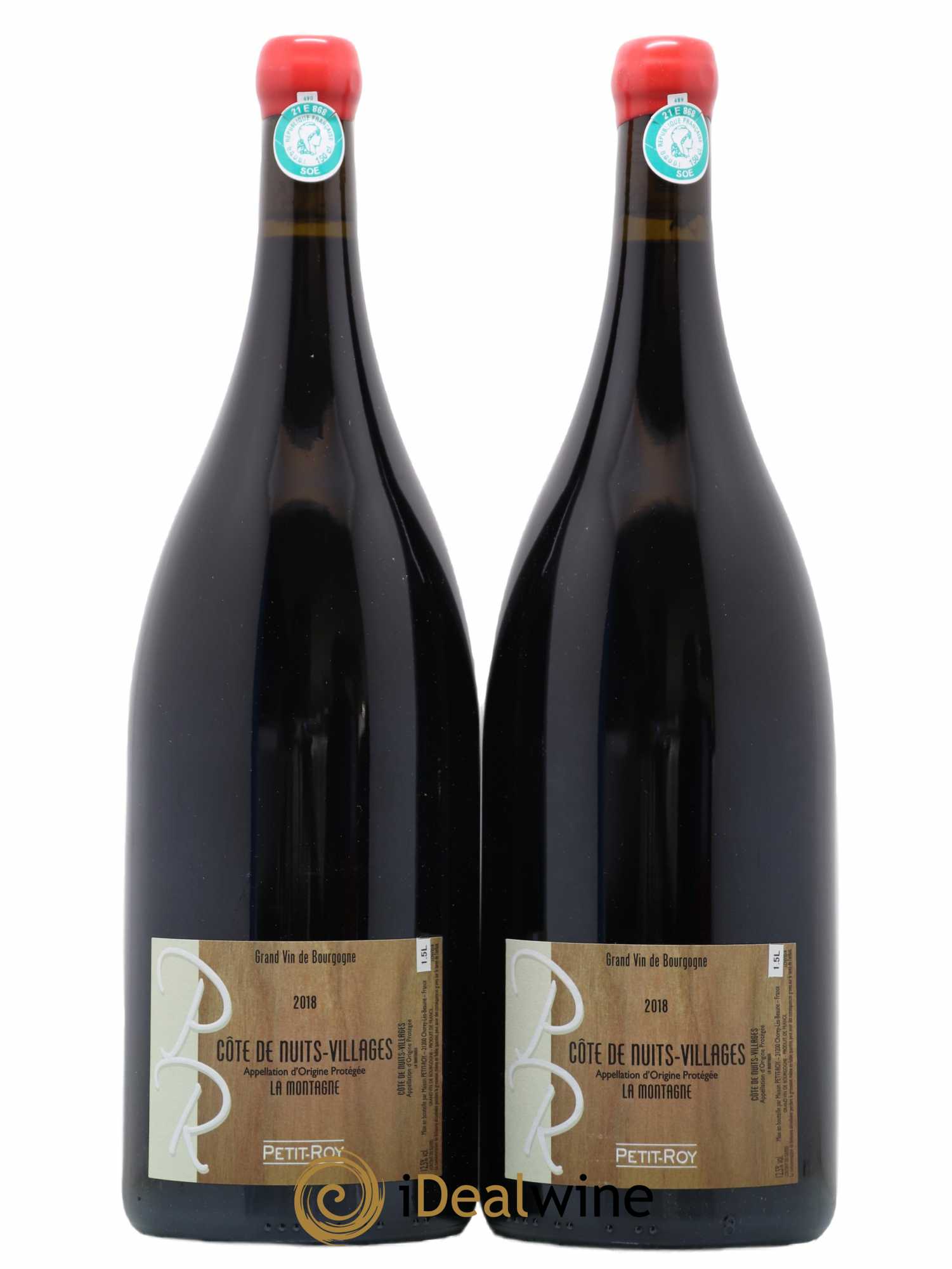 Côte de Nuits-Villages la Montagne Domaine Petit Roy 2018 - Posten von 2 Magnum - 0