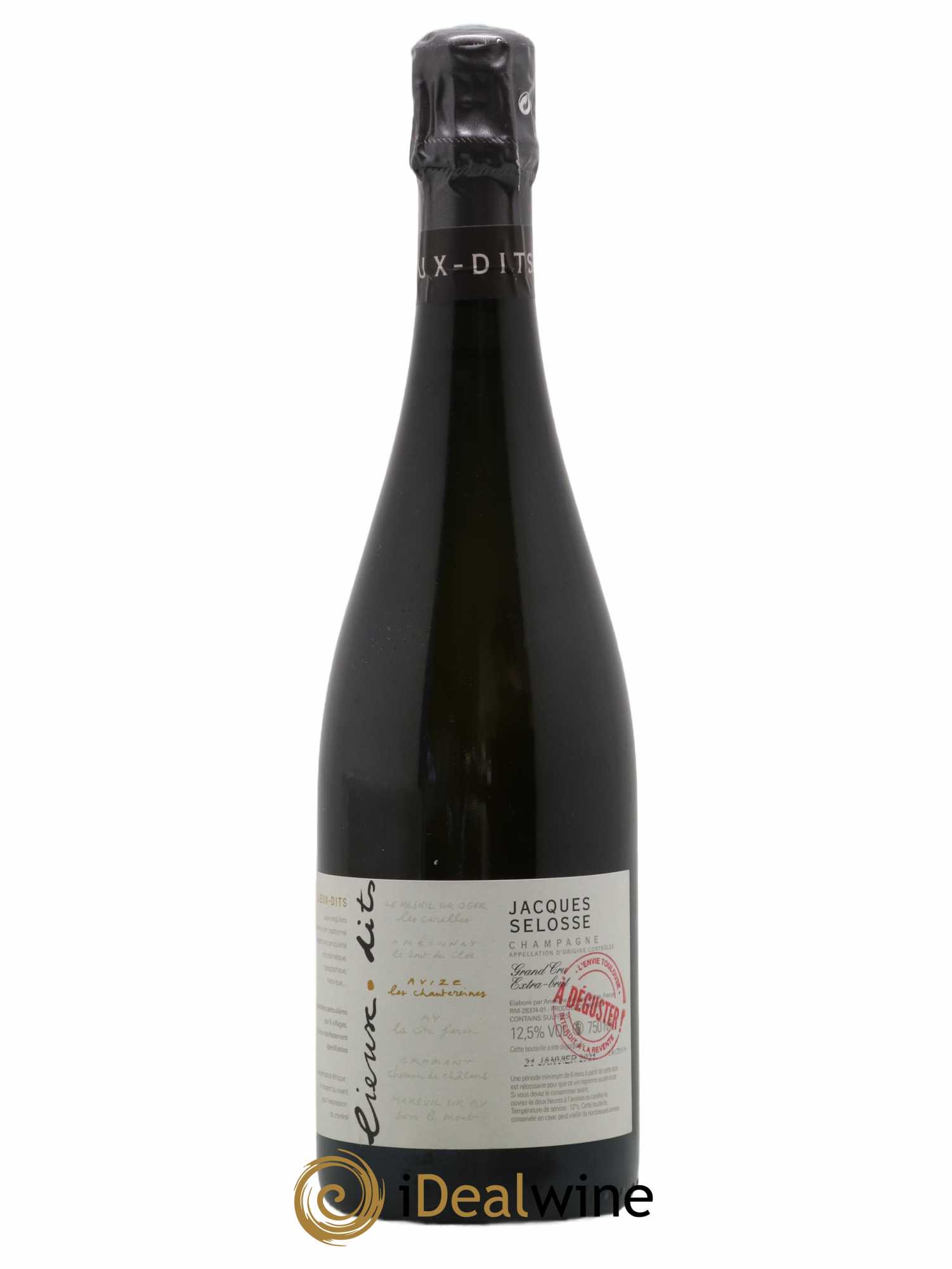 Avize Les Chantereines Grand Cru Extra-Brut Jacques Selosse - Lot de 1 bouteille - 0