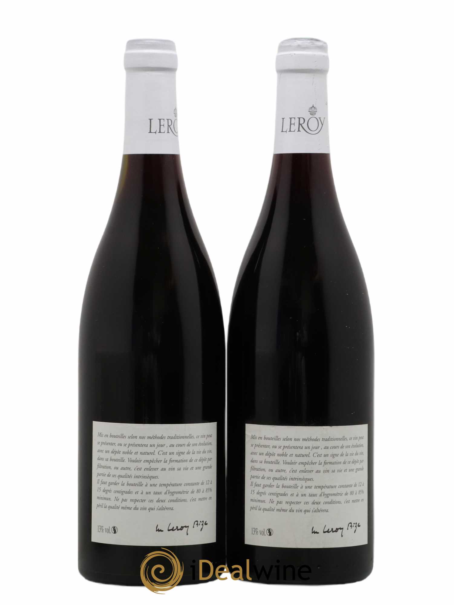 Nuits-Saint-Georges Leroy SA 2003 - Lot de 2 bouteilles - 1