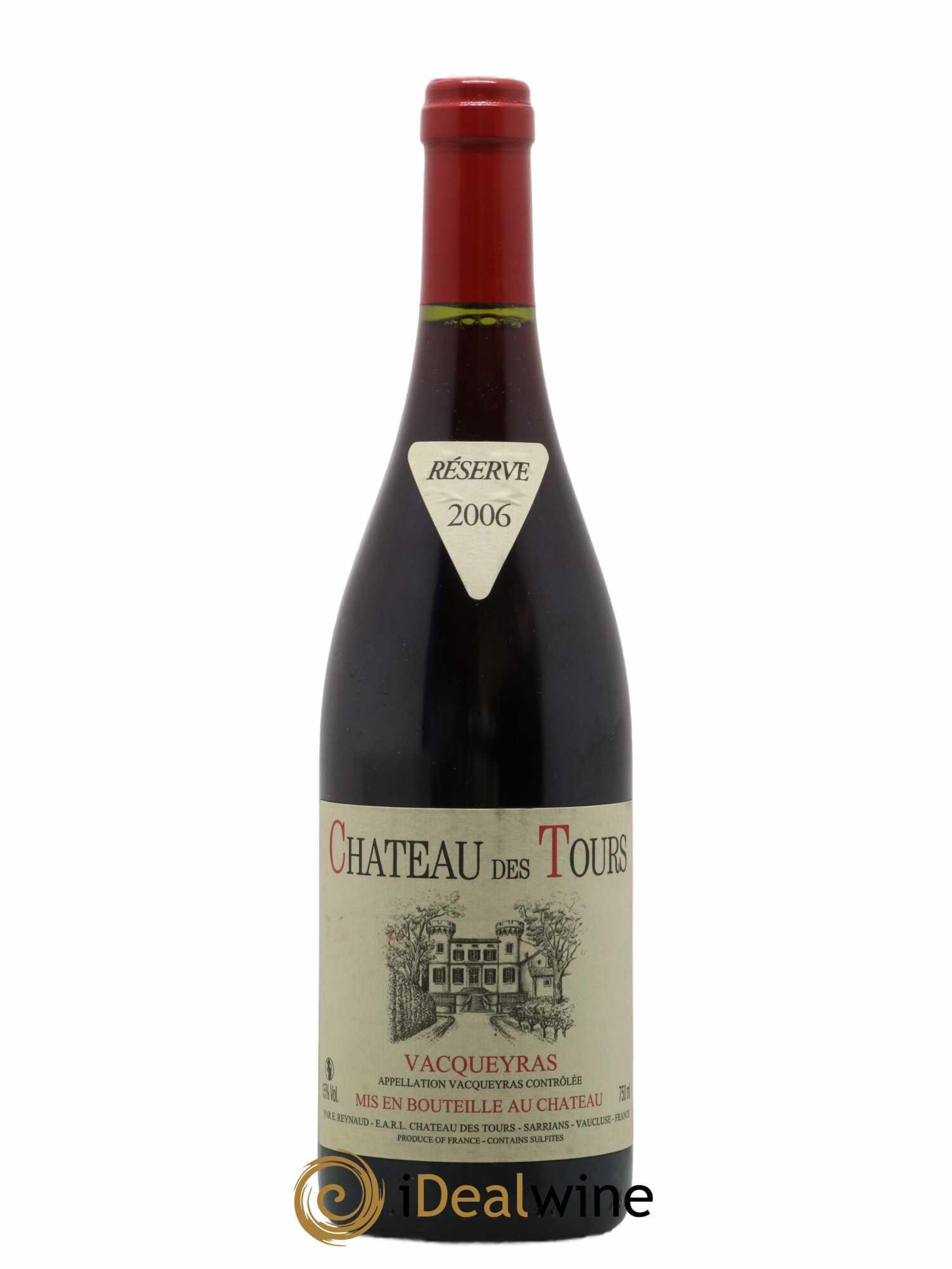 Vacqueyras Château des Tours Emmanuel Reynaud 2006 - Lot de 1 bouteille - 0
