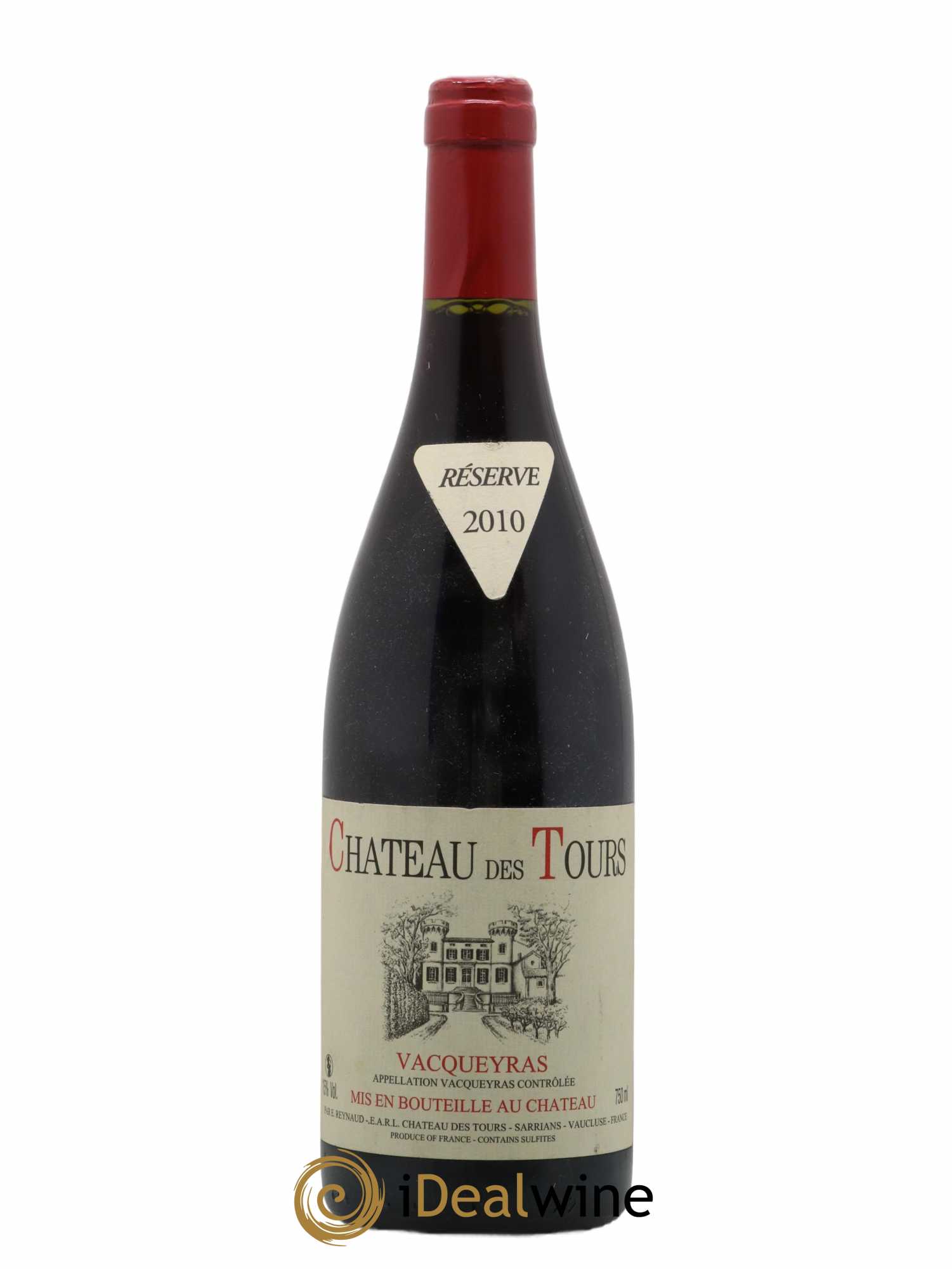Vacqueyras Château des Tours Emmanuel Reynaud 2010 - Lot de 1 bouteille - 0