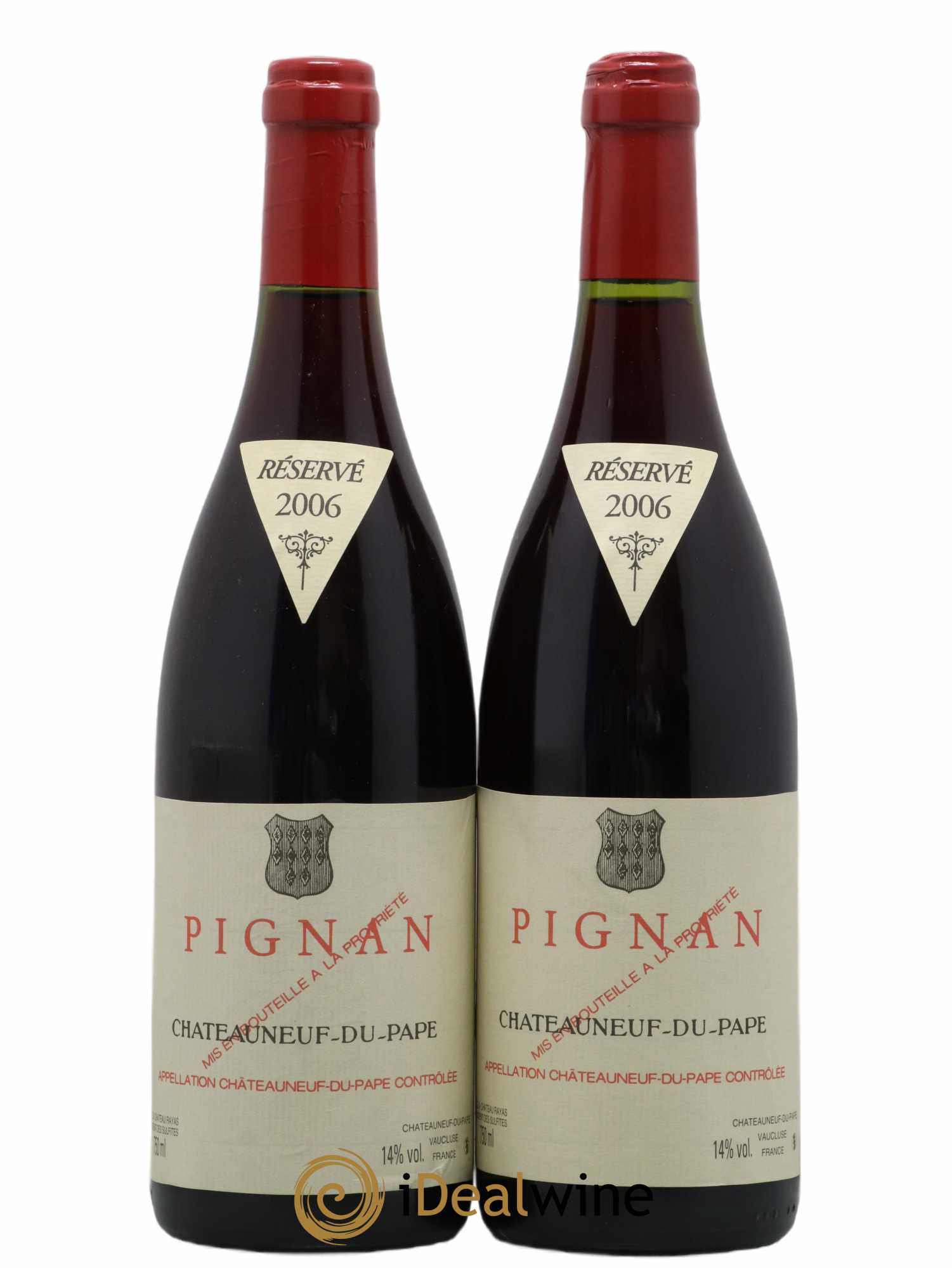 Châteauneuf-du-Pape Pignan Emmanuel Reynaud 2006 - Lot de 2 bouteilles - 0