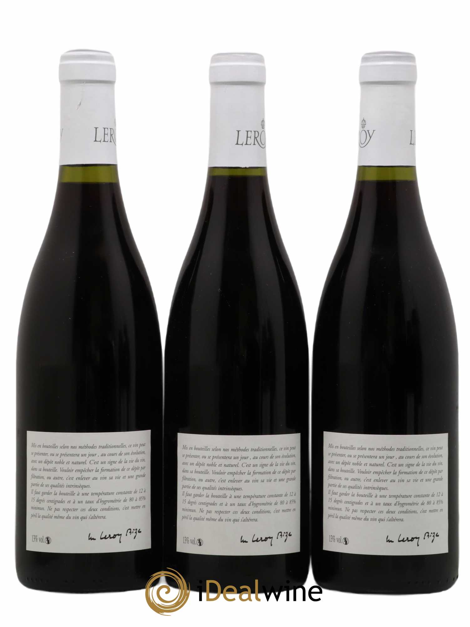 Pommard Leroy SA 2009 - Lot de 3 bouteilles - 1