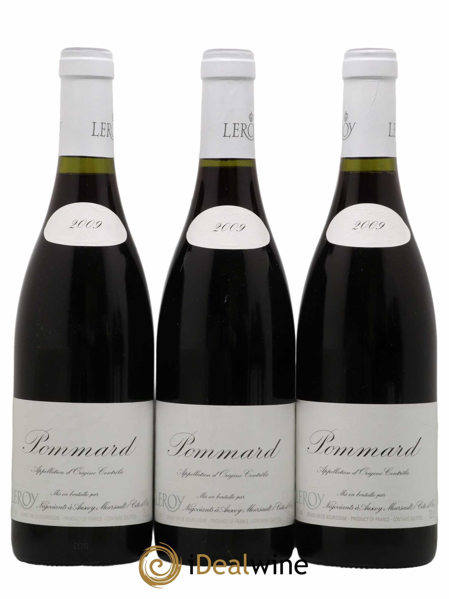 Pommard Leroy SA 2009 - Lot de 3 bouteilles - 0