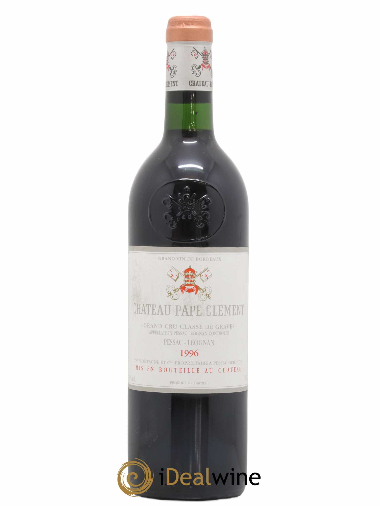 Château Pape Clément Cru Classé de Graves 1996 - Lot de 1 bouteille - 0