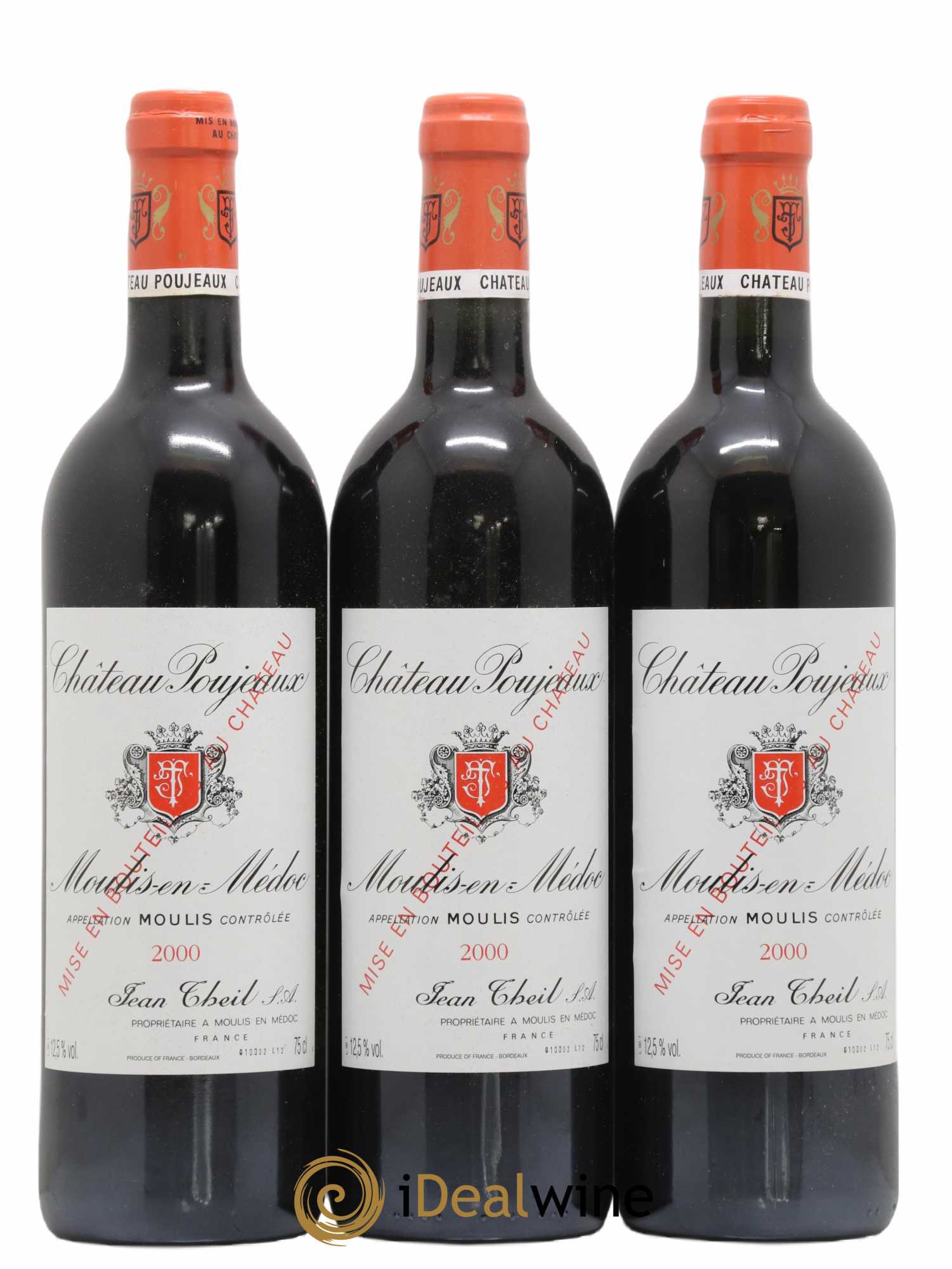 Château Poujeaux 2000 - Lot de 12 bouteilles - 2