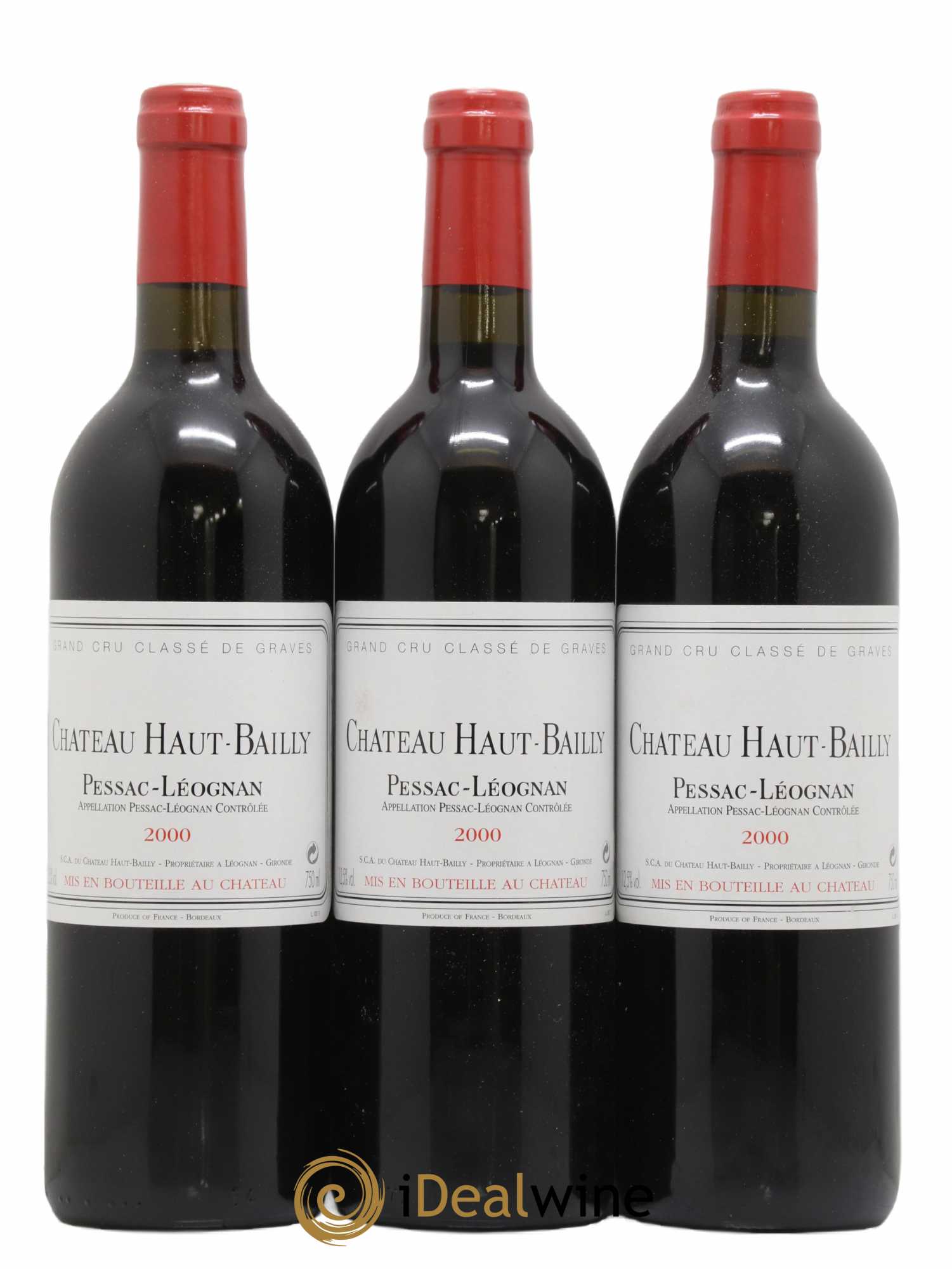 Château Haut-Bailly Cru Classé de Graves 2000 - Lot de 12 bouteilles - 2