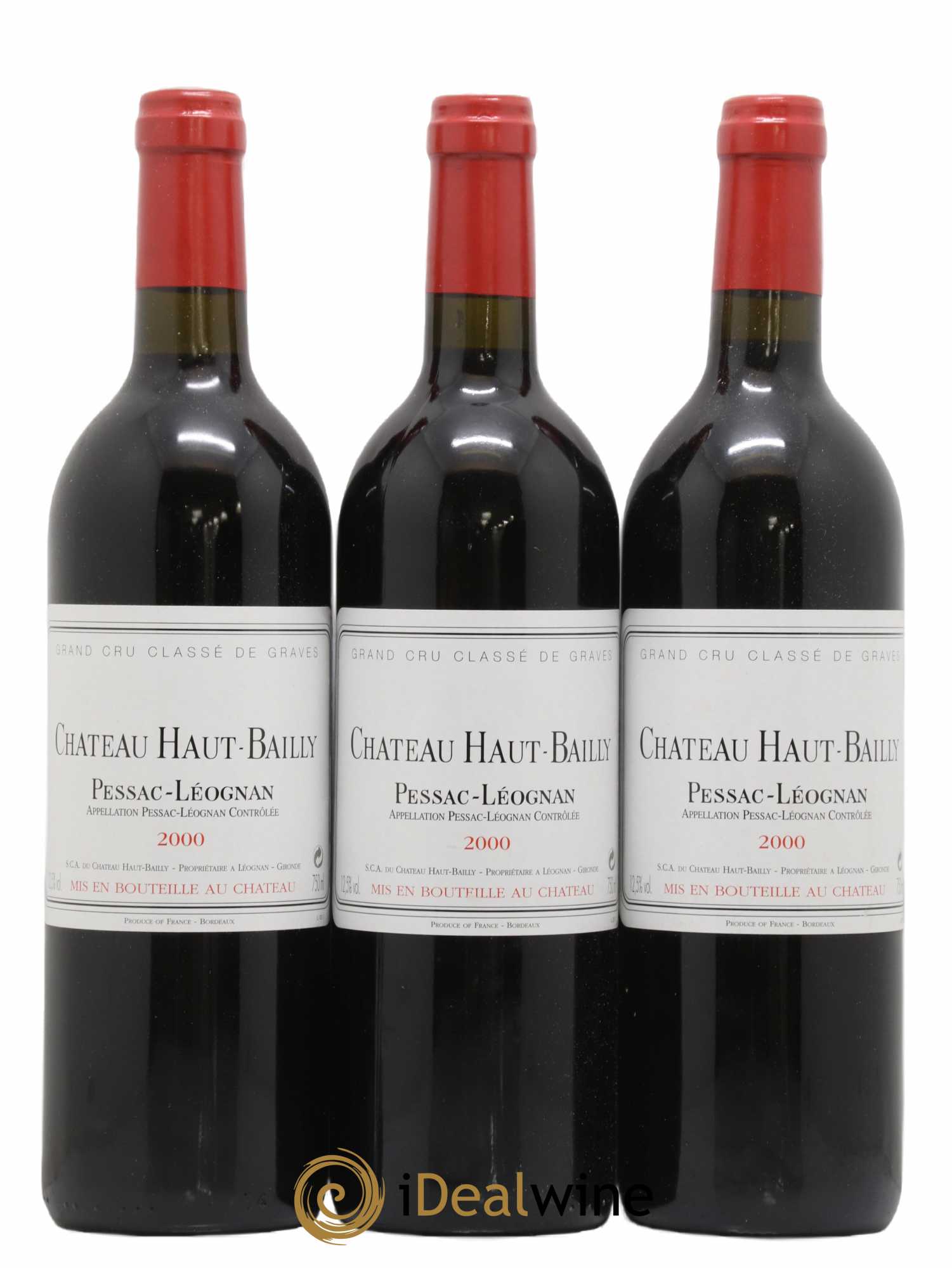 Château Haut-Bailly Cru Classé de Graves 2000 - Lot de 12 bouteilles - 3