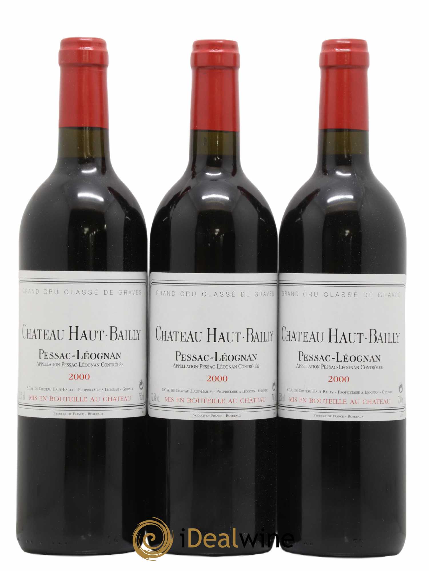 Château Haut-Bailly Cru Classé de Graves 2000 - Lot de 12 bouteilles - 4