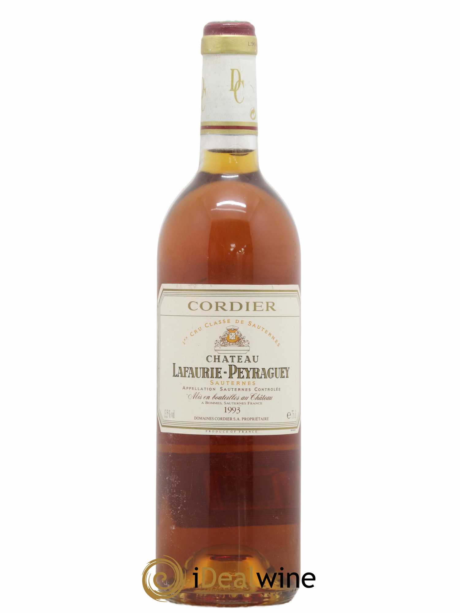 Château Lafaurie-Peyraguey 1er Grand Cru Classé 1993 - Lotto di 1 bottiglia - 0