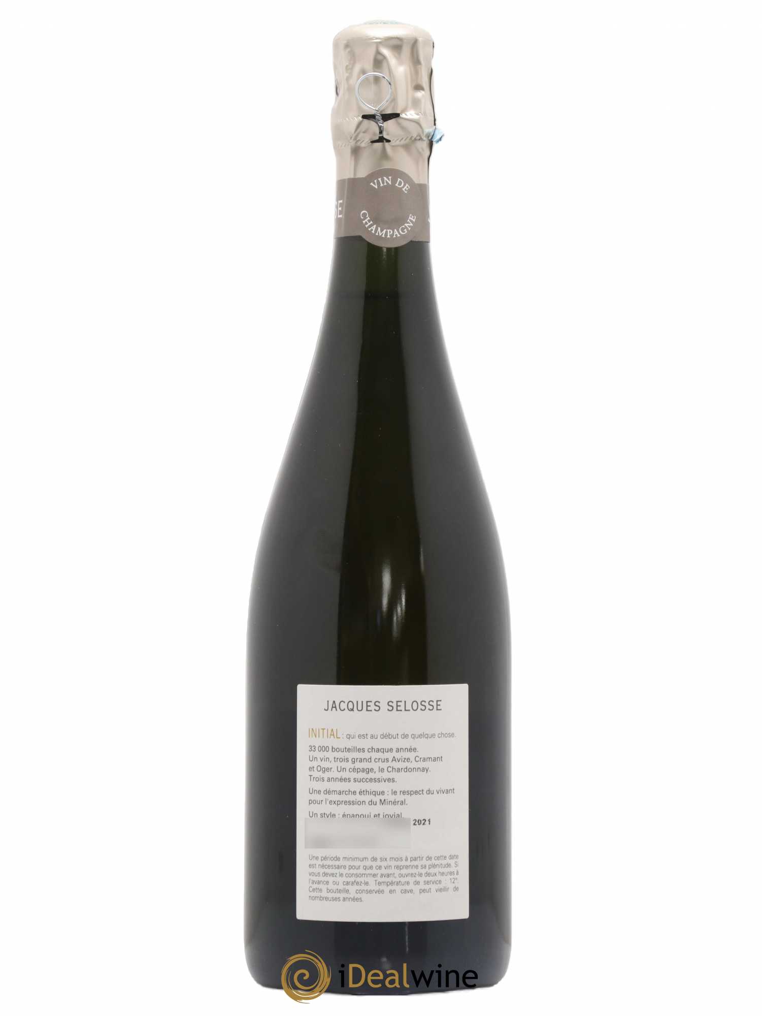 Initial Brut Jacques Selosse - Lot de 1 bouteille - 1