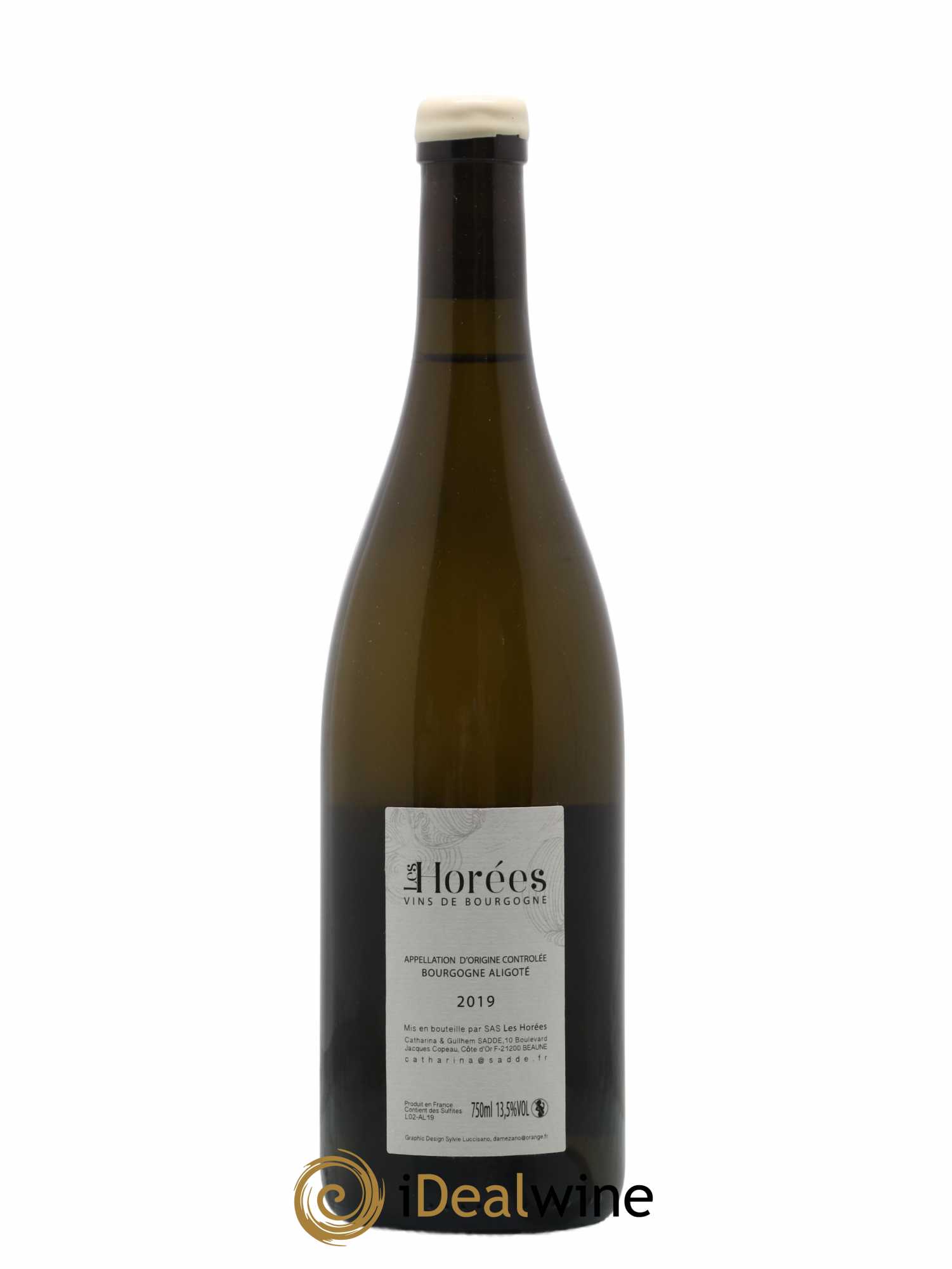 Bourgogne Aligoté En Coulezain Les Horées 2019 - Lot de 1 bouteille - 1