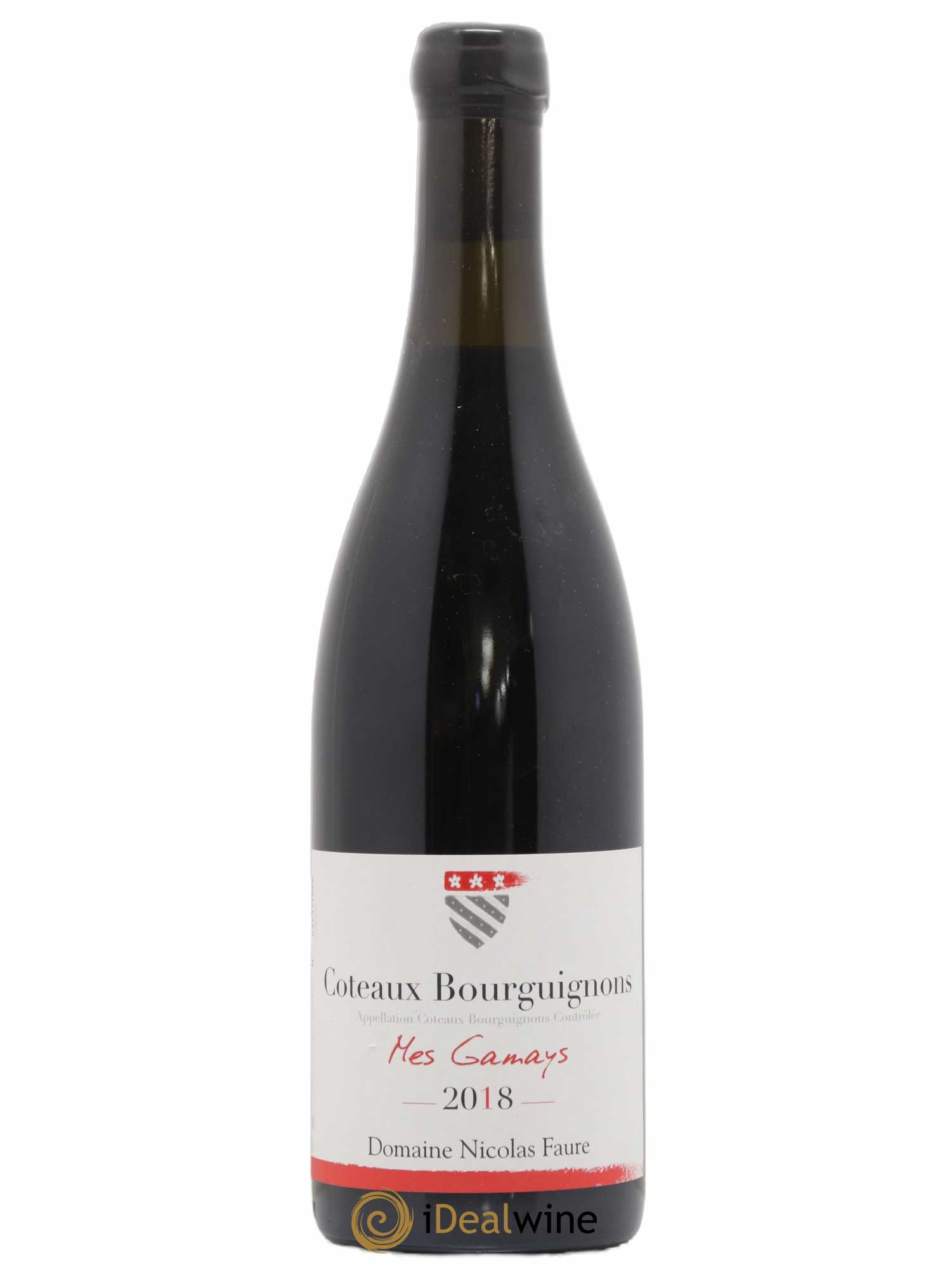 Coteaux Bourguignons Mes Gamays Nicolas Faure 2018 - Lot de 1 bouteille - 0