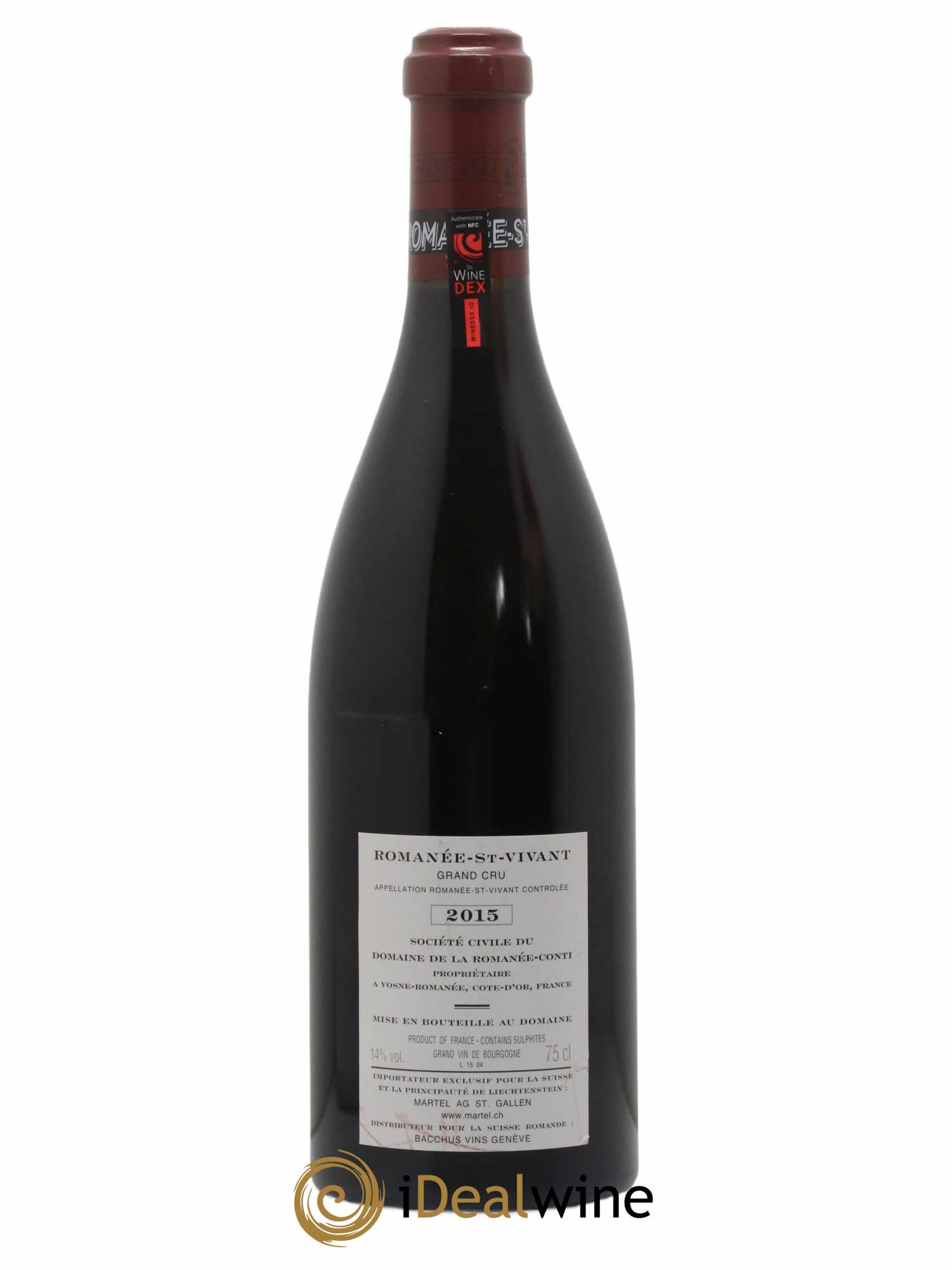 Romanée-Saint-Vivant Grand Cru Domaine de la Romanée-Conti 2015 - Lot of 1 bottle - 1