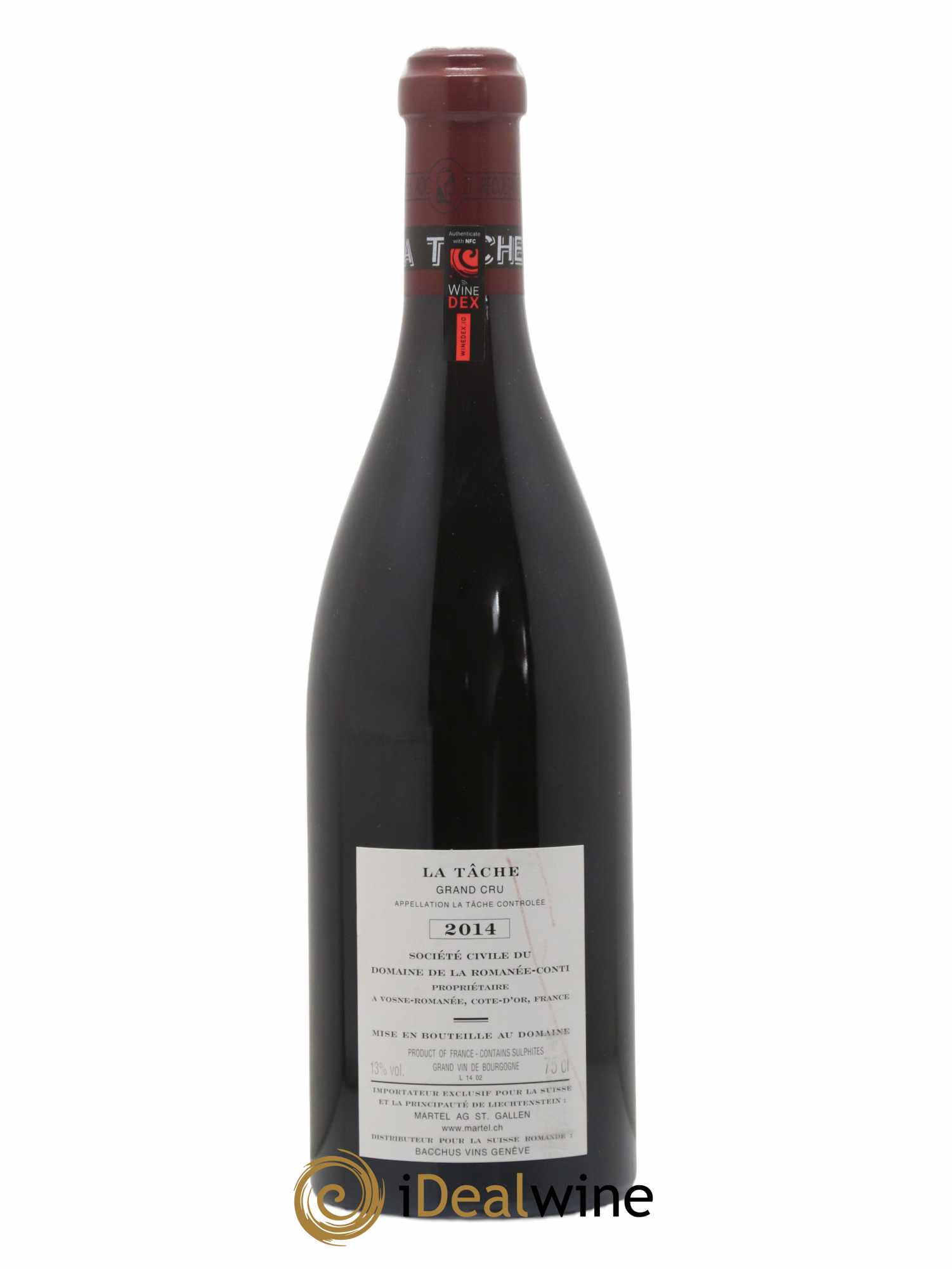 La Tâche Grand Cru Domaine de la Romanée-Conti 2014 - Lot de 1 bouteille - 1