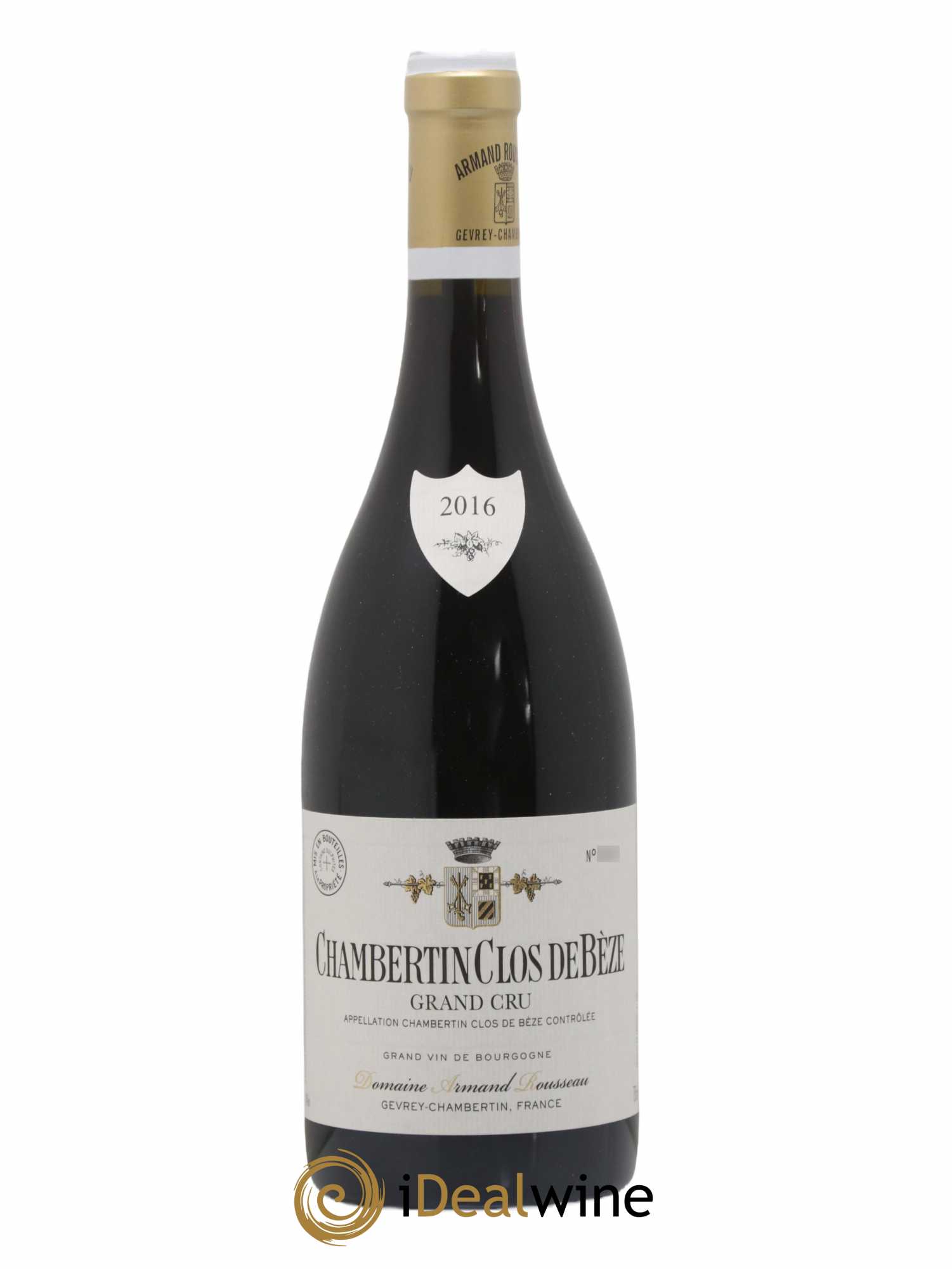 Chambertin Clos de Bèze Grand Cru Armand Rousseau (Domaine) 2016 - Lot de 1 bouteille - 0