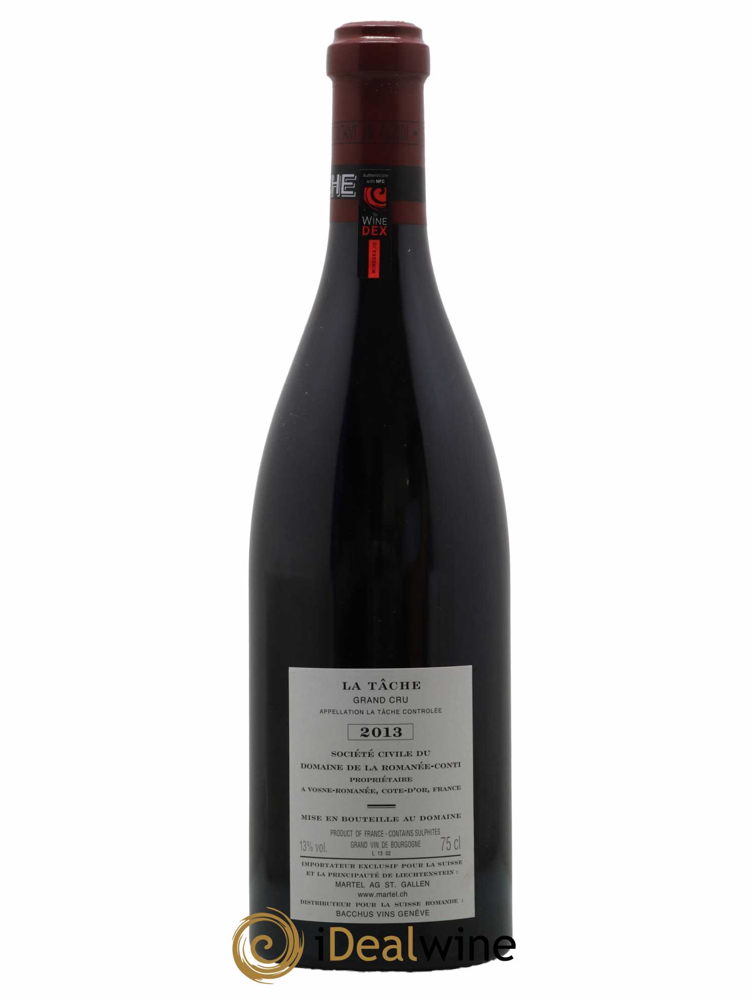 La Tâche Grand Cru Domaine de la Romanée-Conti 2013 - Lot de 1 bouteille - 1