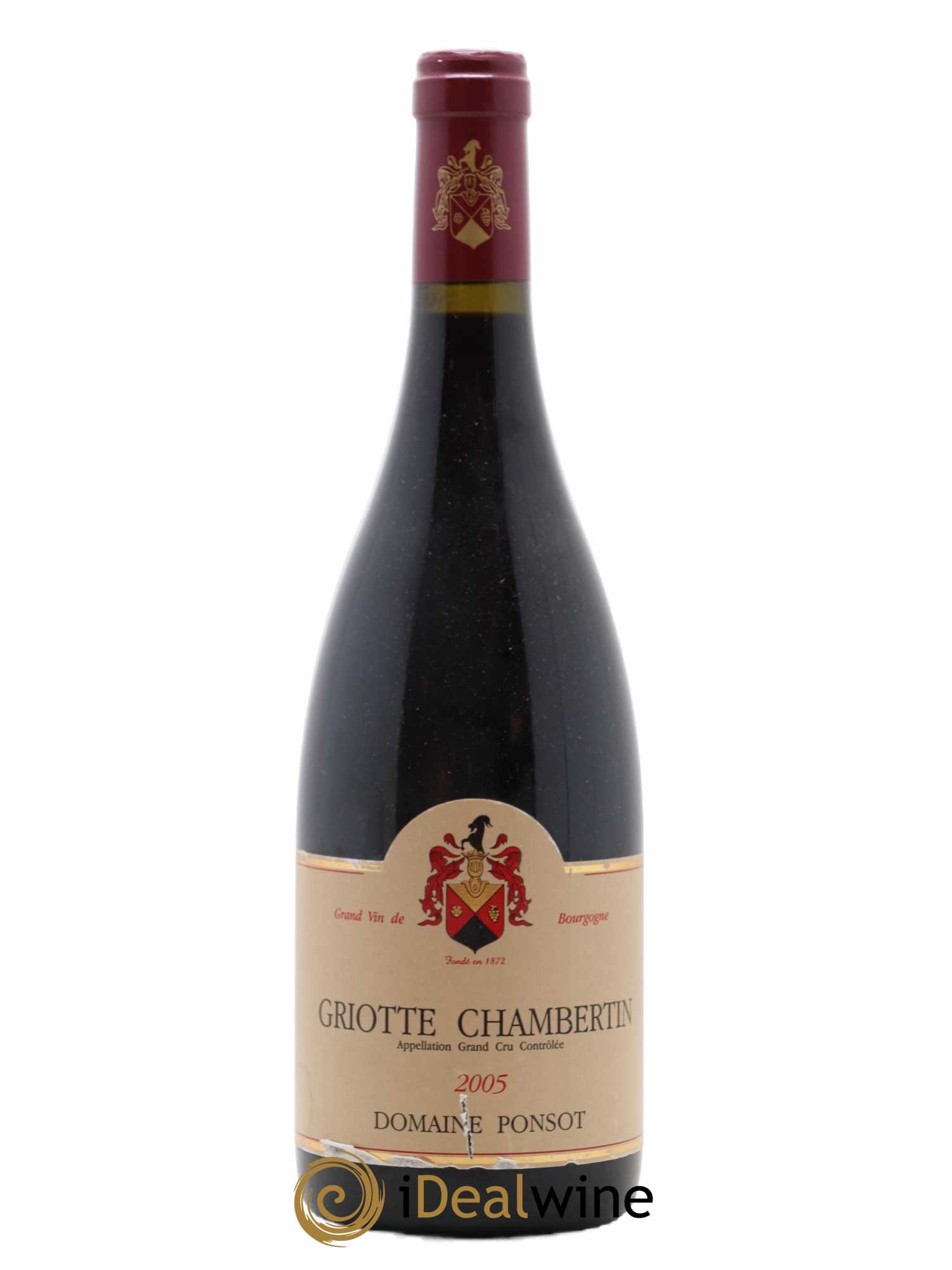 Griotte-Chambertin Grand Cru Ponsot (Domaine) 2005 - Lot de 1 bouteille - 0