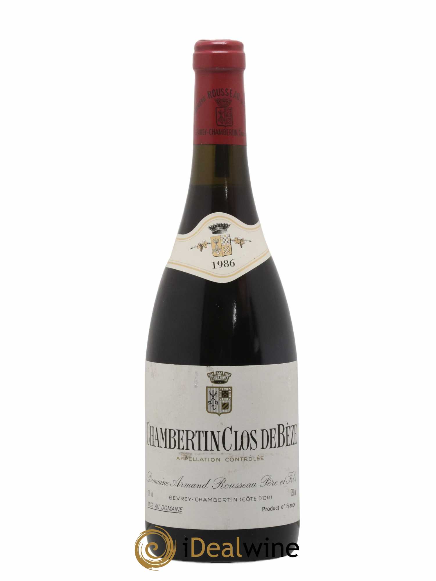 Chambertin Clos de Bèze Grand Cru Armand Rousseau (Domaine) 1986 - Lot de 1 bouteille - 0