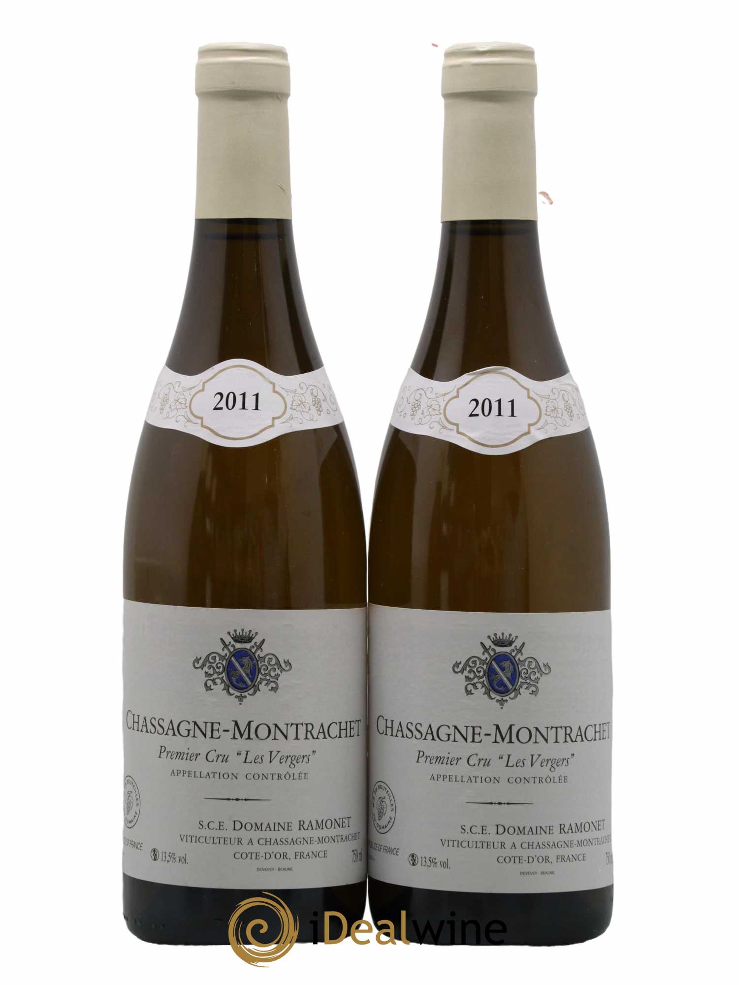 Chassagne-Montrachet 1er Cru Les Vergers Ramonet (Domaine) 2011 - Lot de 2 bouteilles - 0