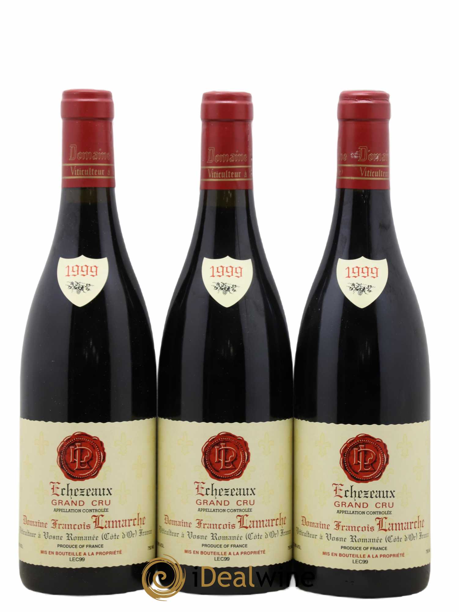 Echezeaux Grand Cru Lamarche (Domaine) 1999 - Lot de 3 bouteilles - 0