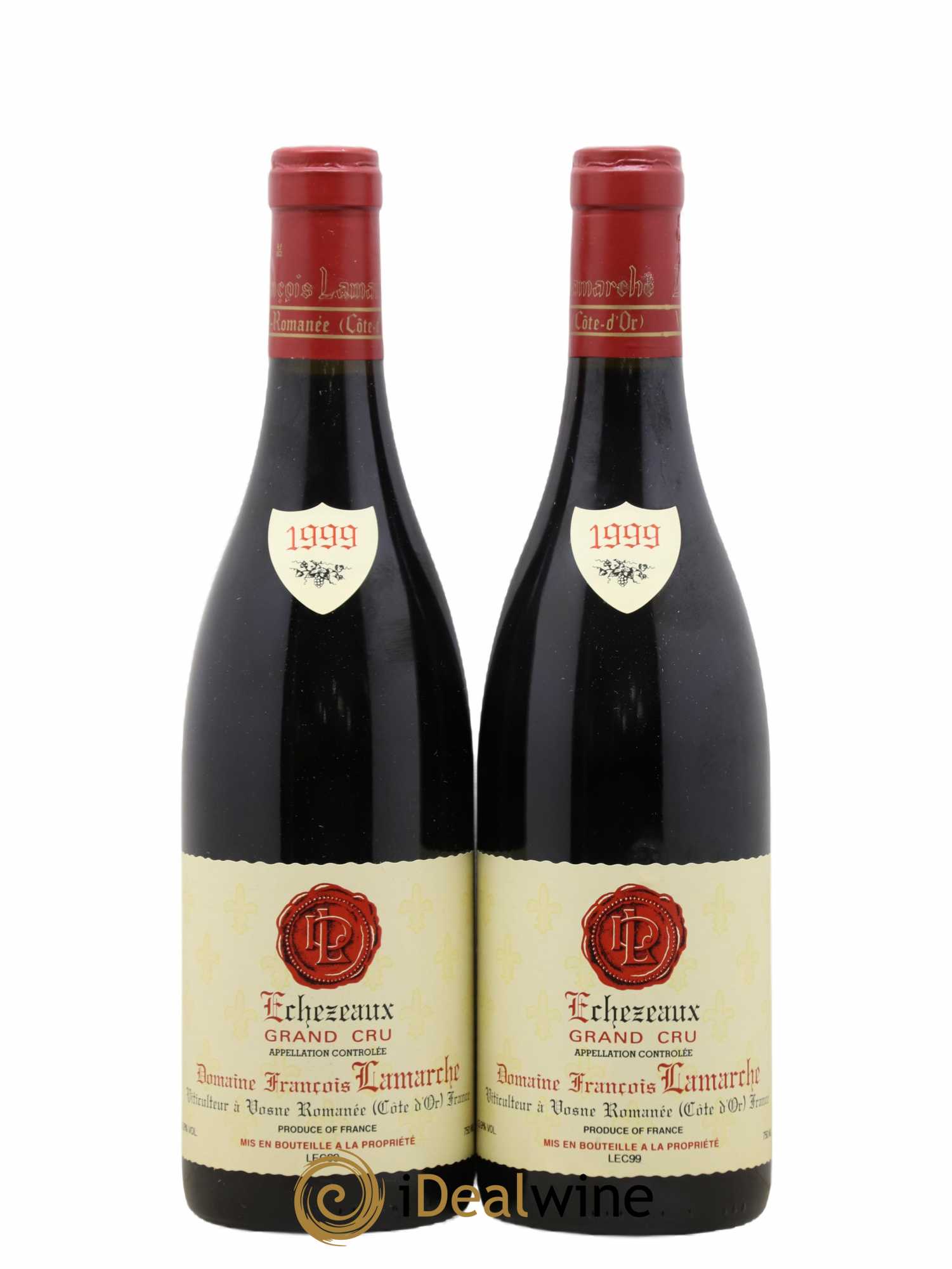Echezeaux Grand Cru Lamarche (Domaine) 1999 - Lot de 2 bouteilles - 0