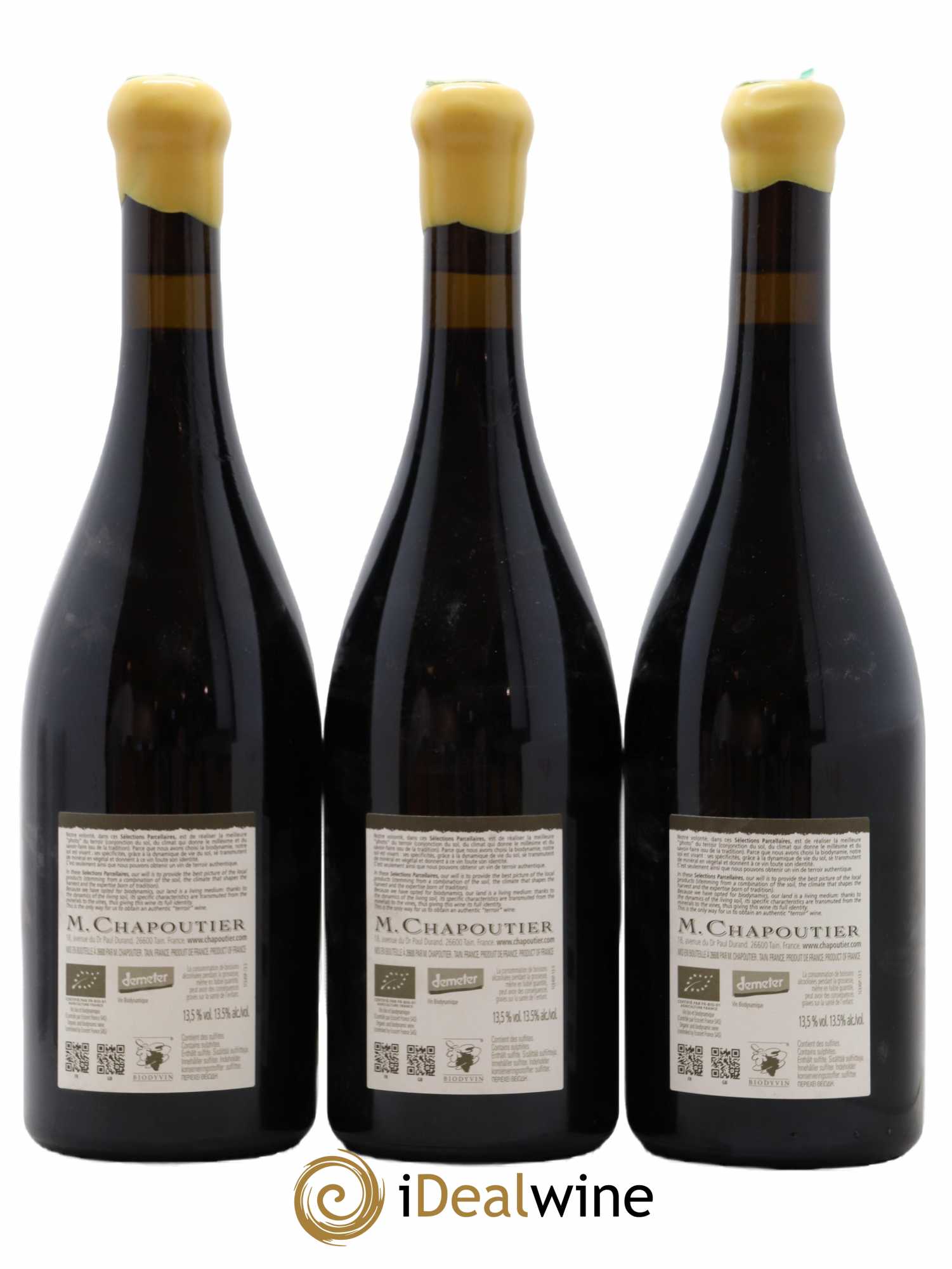 Hermitage Ermitage Le Pavillon Chapoutier 2013 - Lot de 3 bouteilles - 1