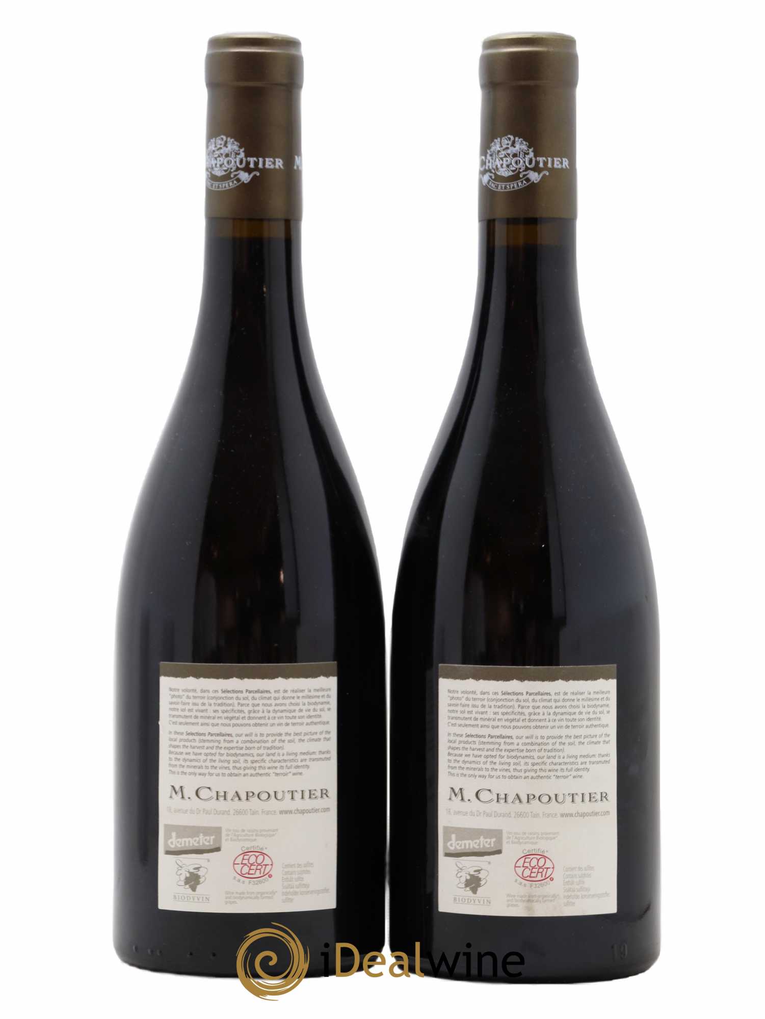 Hermitage Ermitage Le Pavillon Chapoutier 2005 - Lot de 2 bouteilles - 1