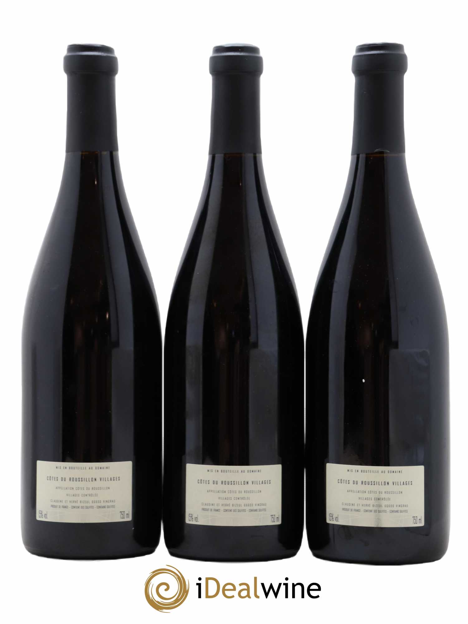 Côtes du Roussillon Villages Clos des Fées La Petite Sibérie Hervé Bizeul 2007 - Lot de 3 bouteilles - 1