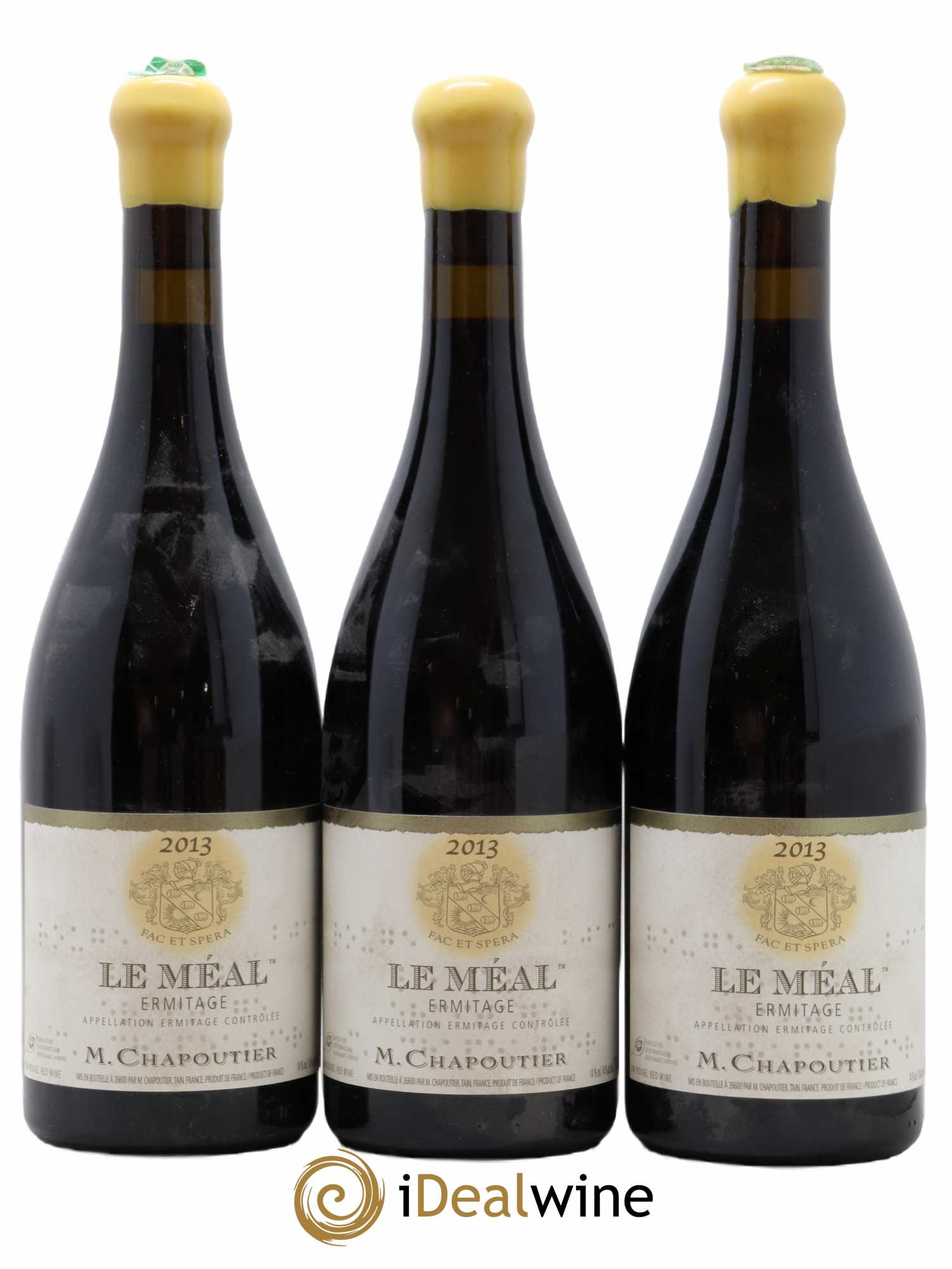 Hermitage Ermitage Le Méal Chapoutier 2013 - Lot de 3 bouteilles - 0