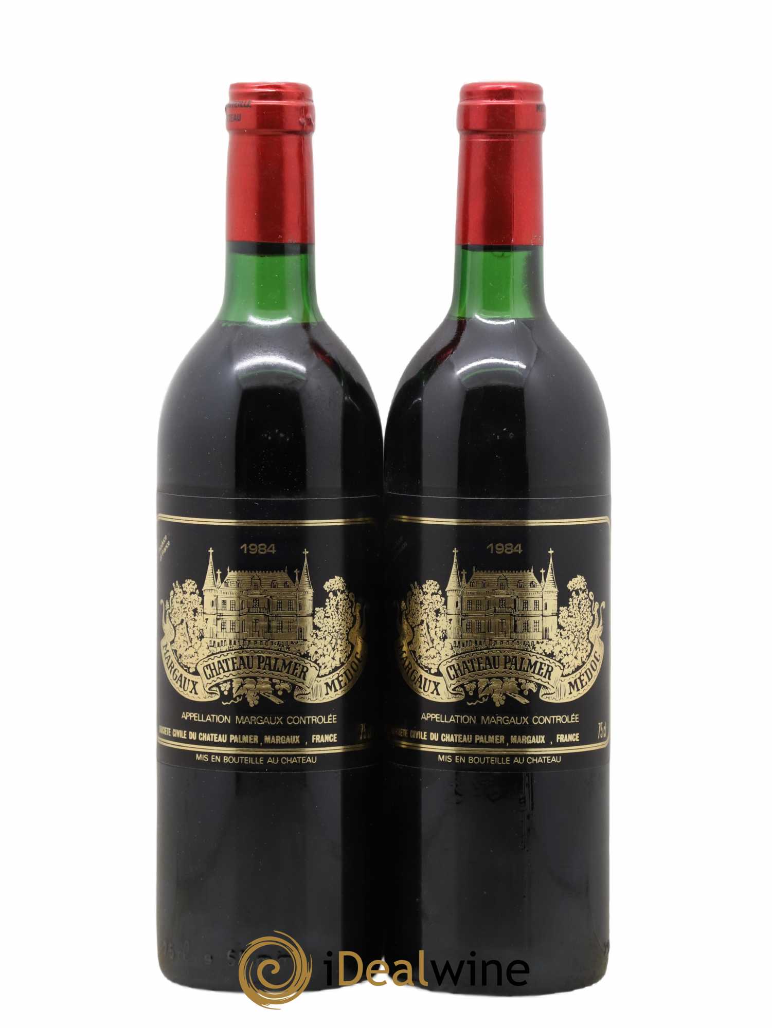 Château Palmer 3ème Grand Cru Classé 1984 - Lot de 2 bouteilles - 0