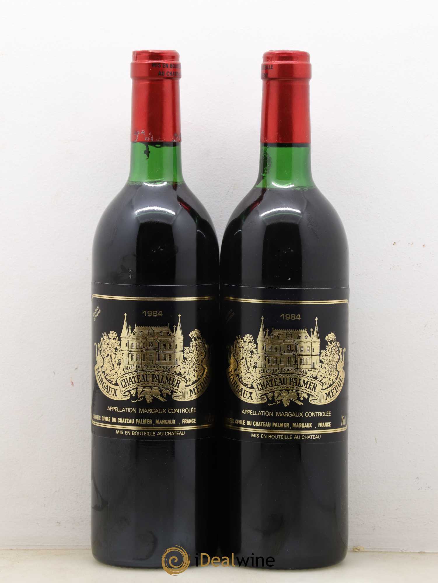 Château Palmer 3ème Grand Cru Classé 1984 - Lot de 2 bouteilles - 0