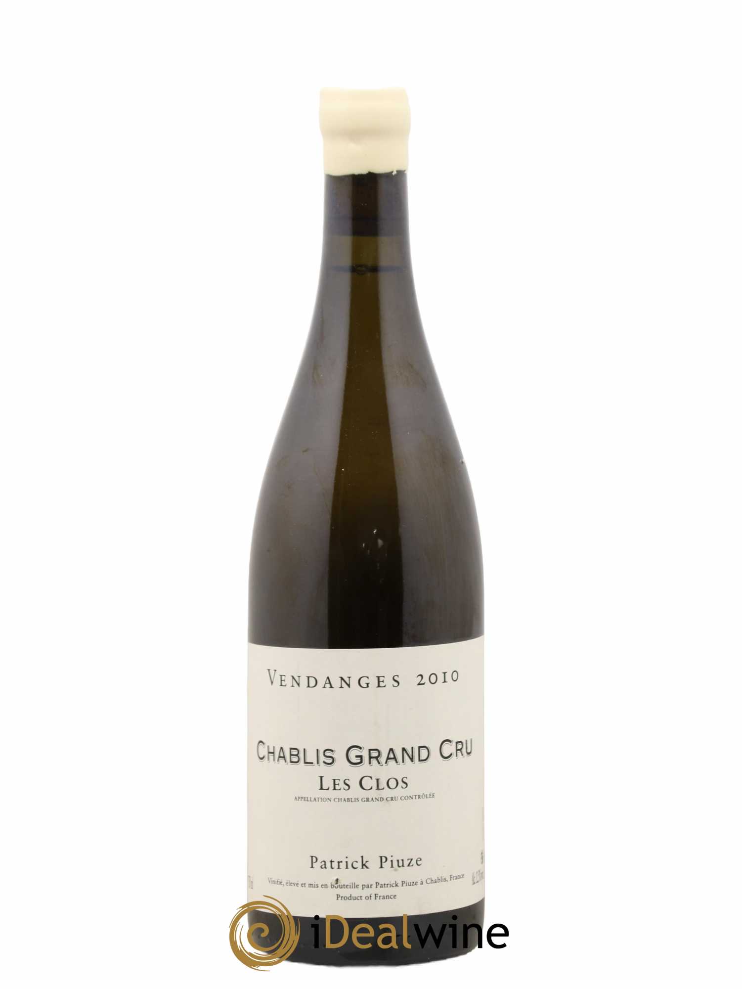Chablis Grand Cru Les Clos Patrick Piuze (Domaine) 2010 - Lot de 1 bouteille - 0