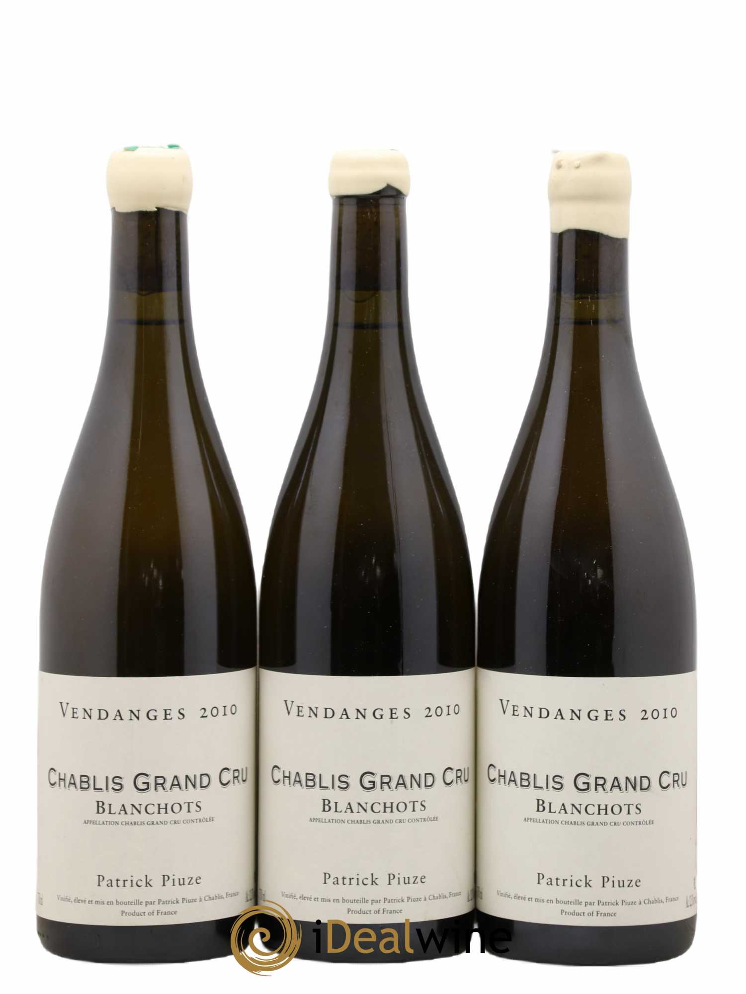 Chablis Grand Cru Blanchot Patrick Piuze (Domaine) 2010 - Lot de 3 bouteilles - 0