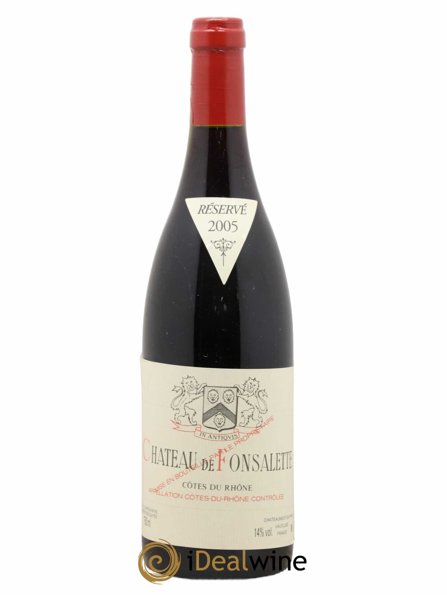 Côtes-du-Rhône Château de Fonsalette Emmanuel Reynaud 2005 - Lot de 1 bouteille - 0