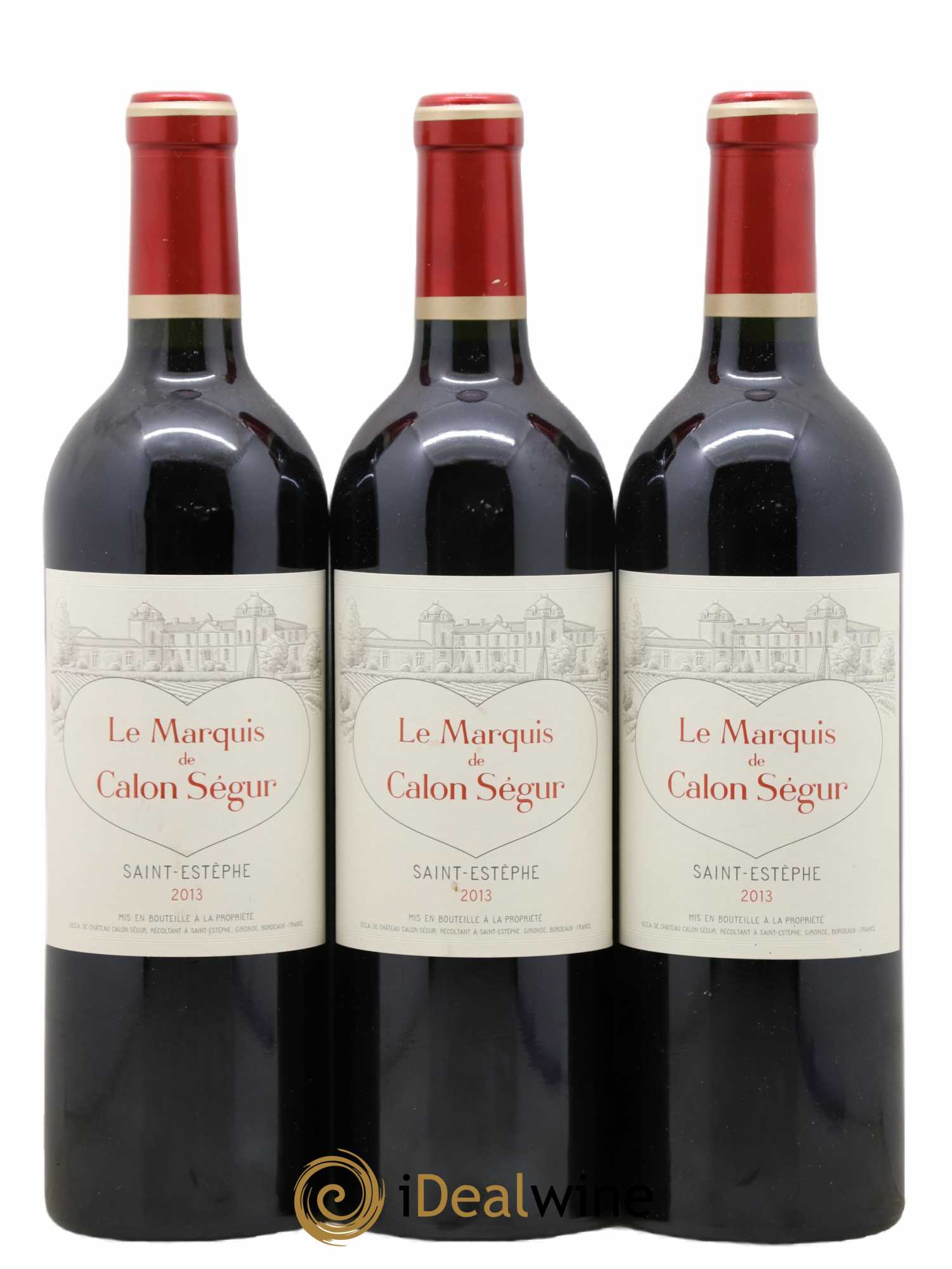 Marquis de Calon Second Vin 2013 - Lot de 3 bouteilles - 0