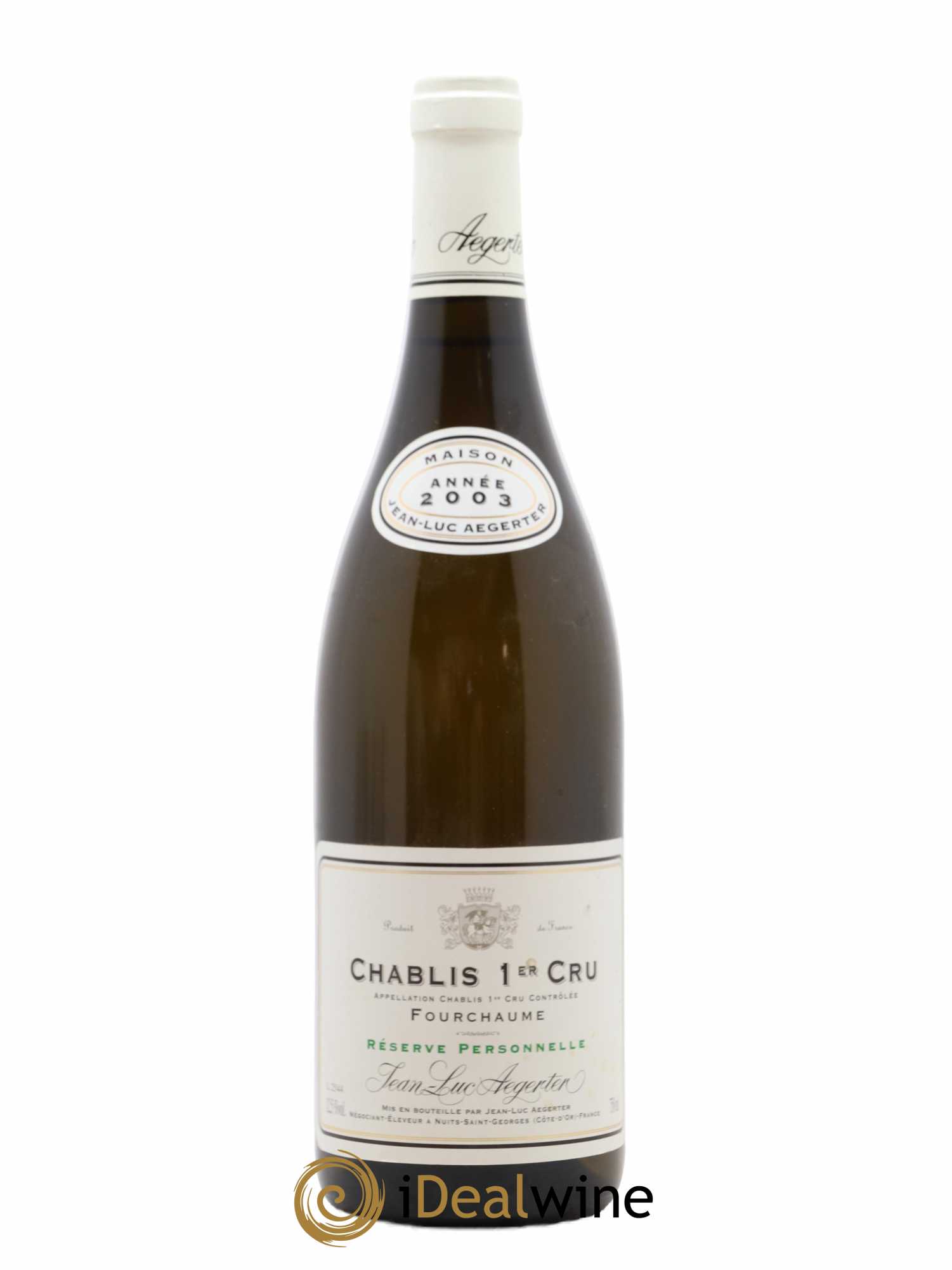 Chablis 1er Cru Fourchaume Aegerter 2003 - Posten von 1 Flasche - 0