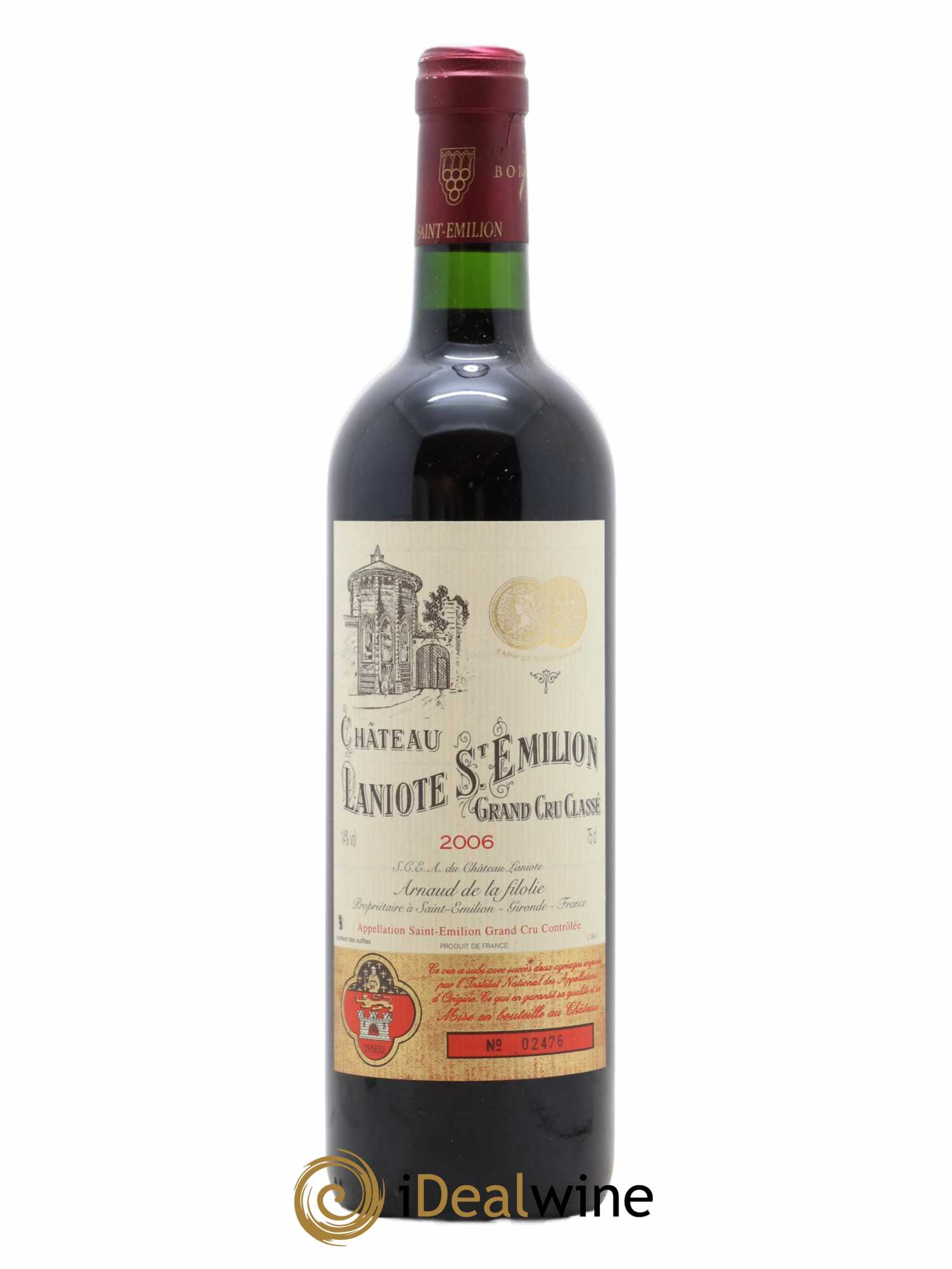 Château Laniote Grand Cru Classé (senza prezzo di riserva) 2006 - Lotto di 1 bottiglia - 0