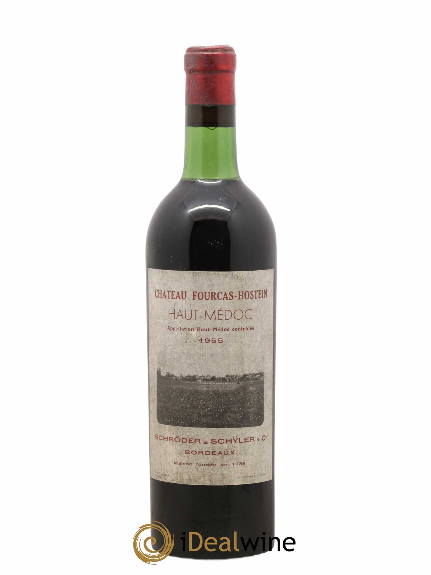 Château Fourcas Hosten Cru Bourgeois 1955 - Lot de 1 bouteille - 0