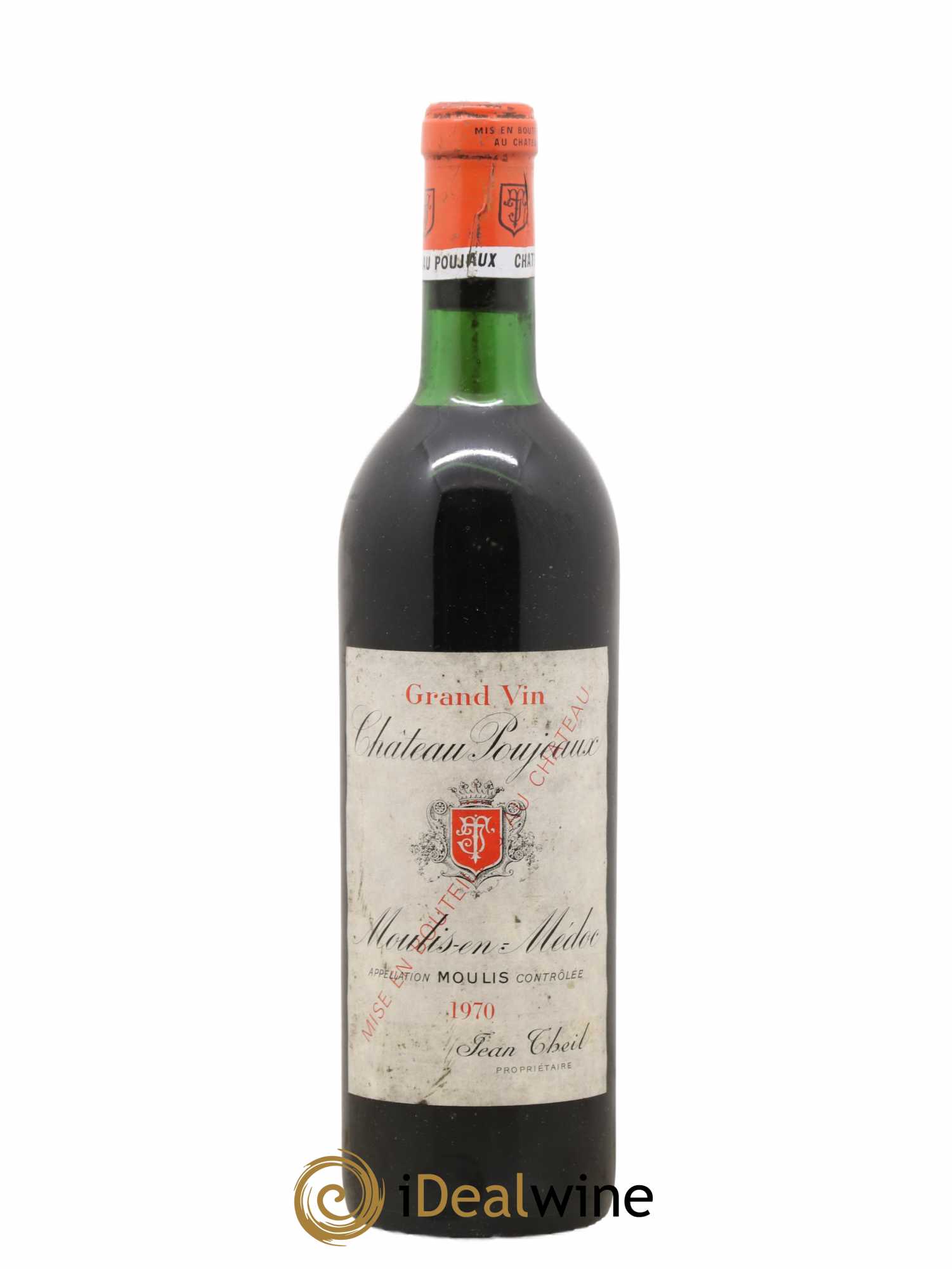 Château Poujeaux 1970 - Lot de 1 bouteille - 0