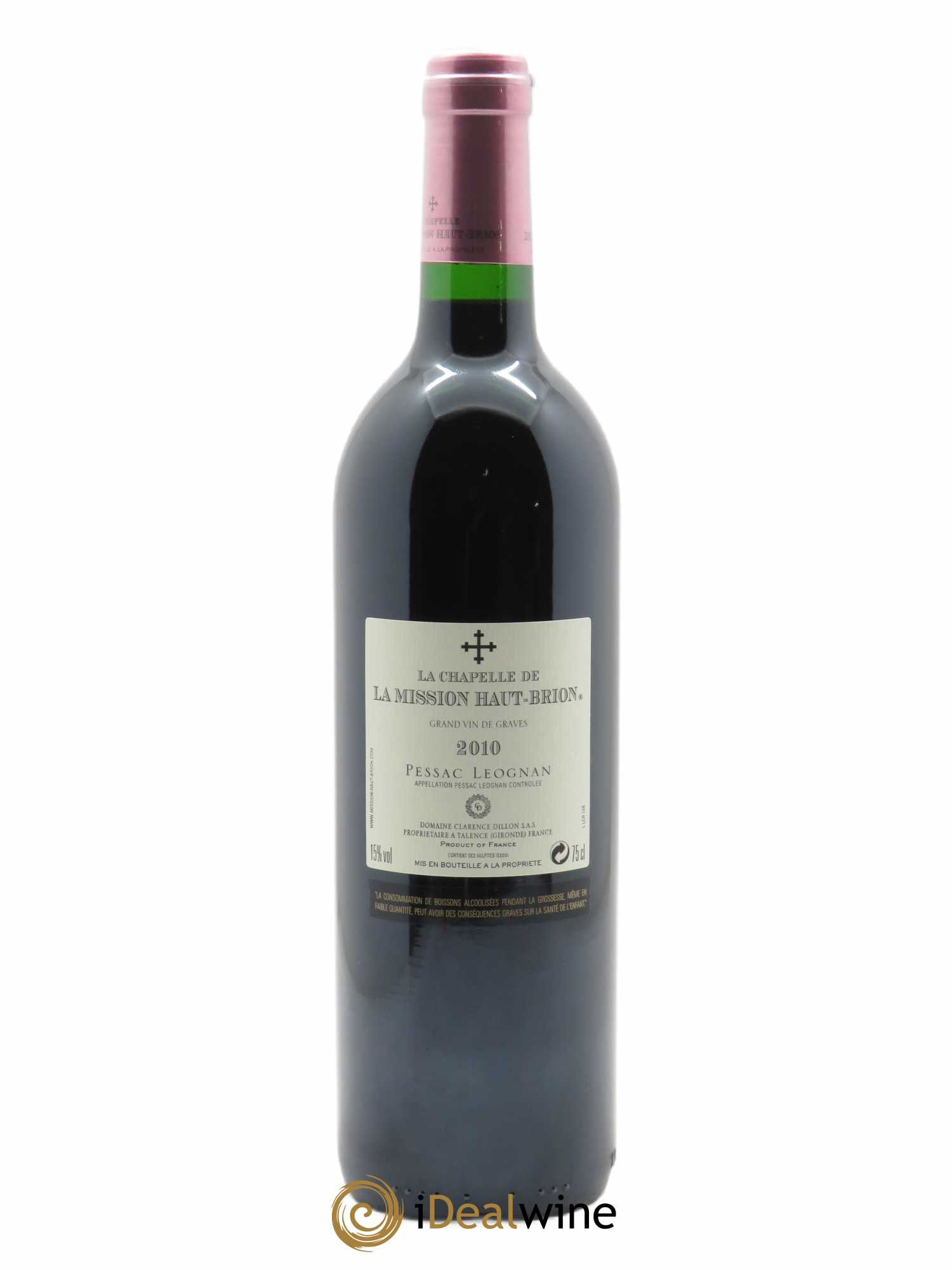 La Chapelle de La Mission Haut-Brion Second Vin  2010 - Posten von 1 Flasche - 1