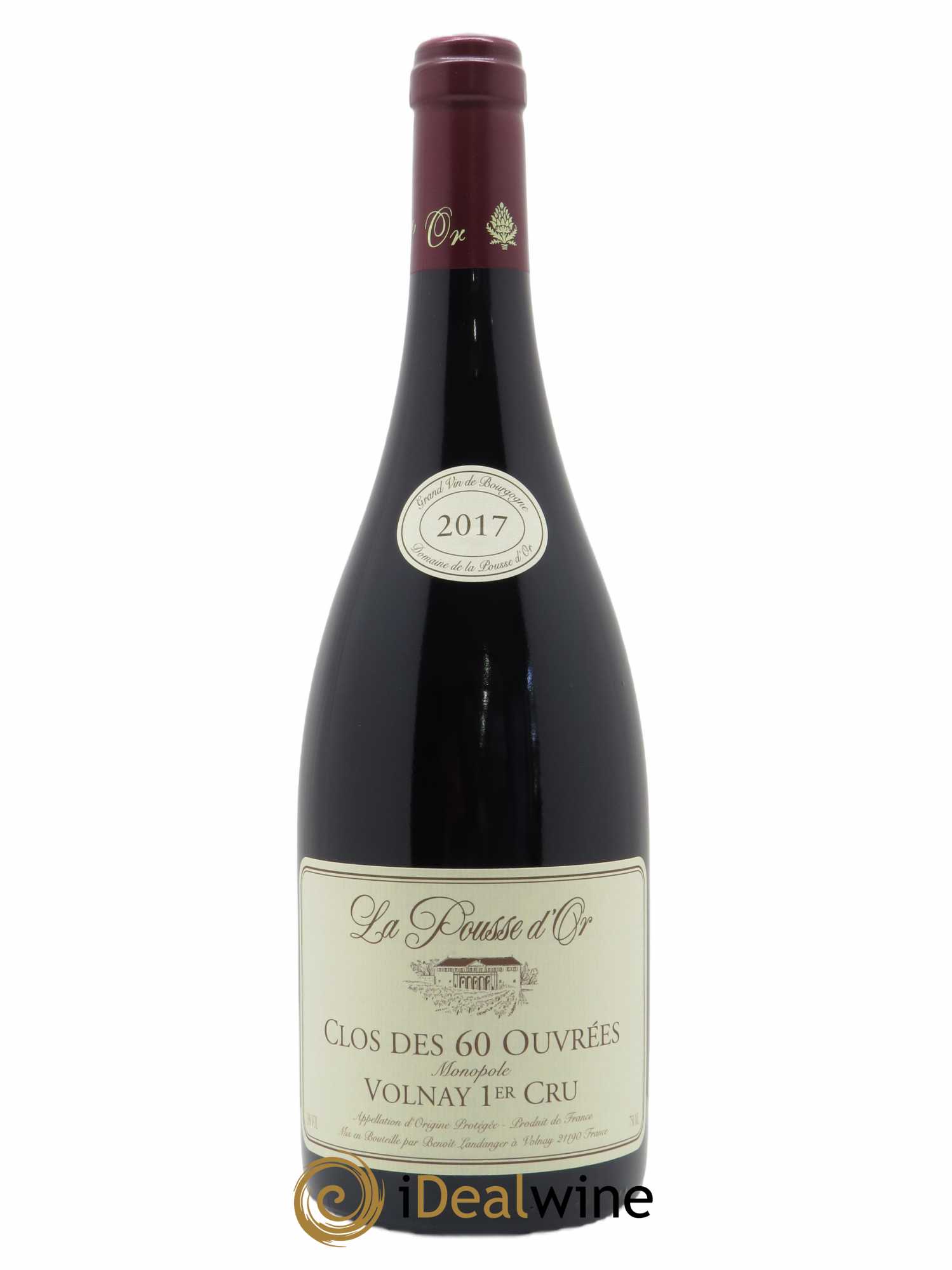 Volnay 1er Cru Clos des 60 ouvrées La Pousse d'Or (Domaine de) 2017 - Lot de 1 bouteille - 0