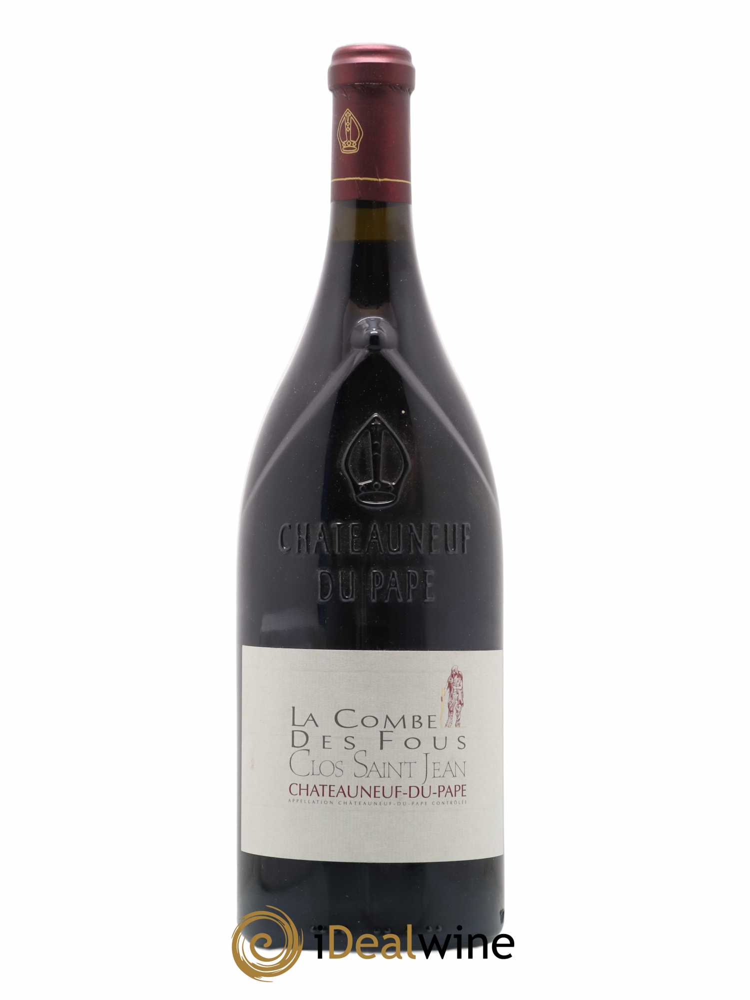Châteauneuf-du-Pape Clos Saint-Jean La Combe des Fous Pascal et Vincent Maurel 2011 - Lot de 1 magnum - 0