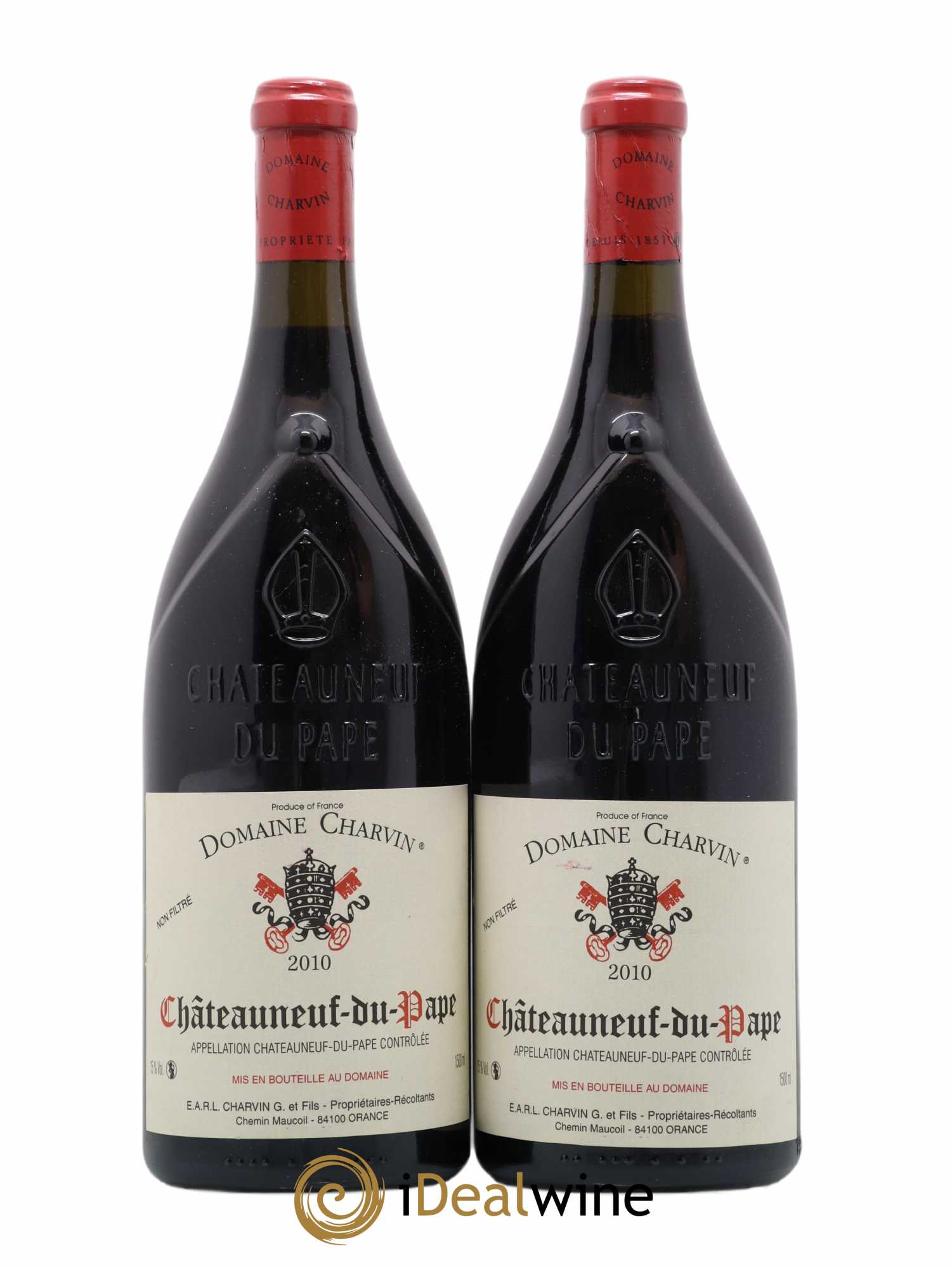 Châteauneuf-du-Pape Charvin (Domaine) 2010 - Lot de 2 magnums - 0