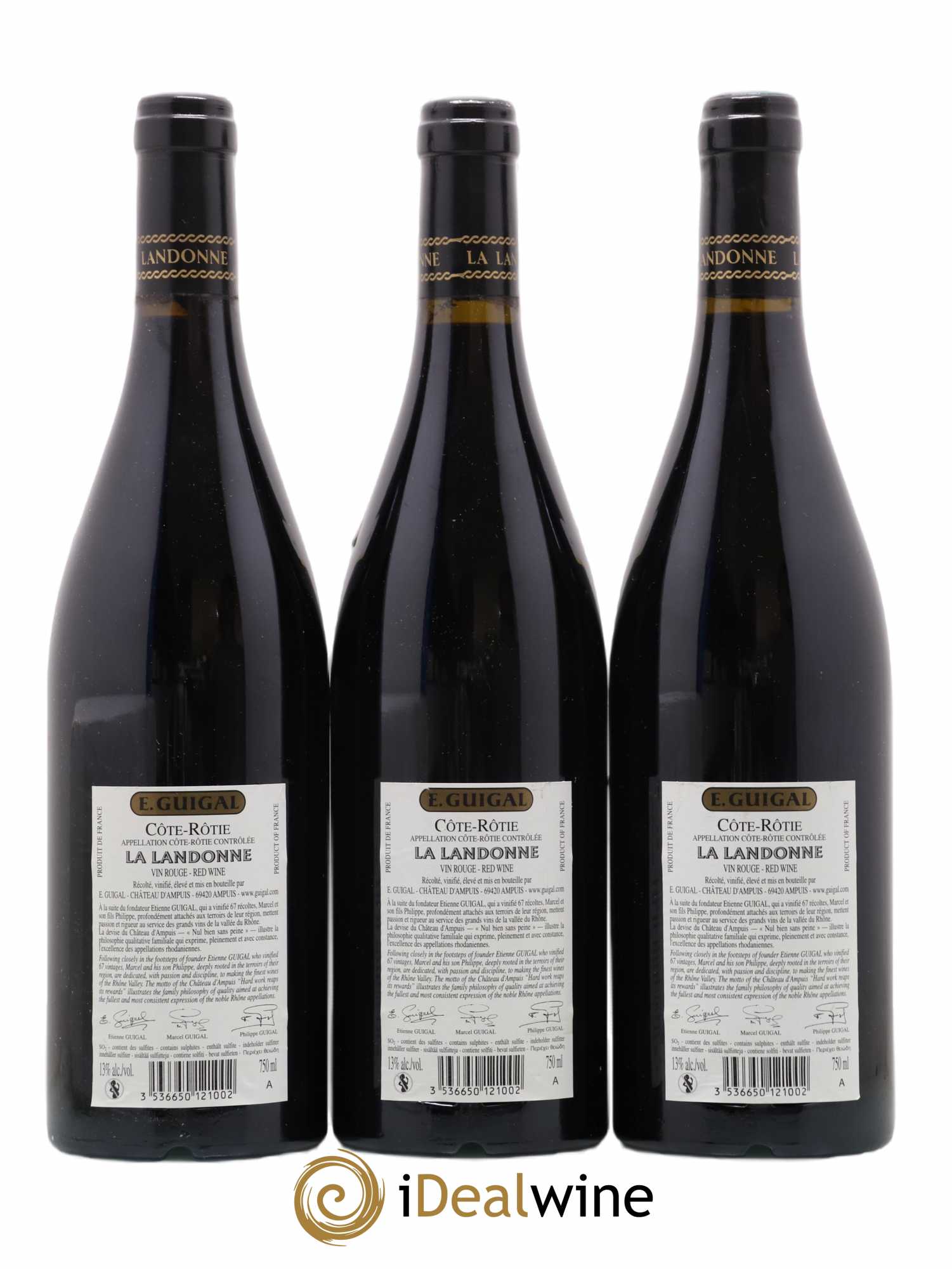 Côte-Rôtie La Landonne Guigal 2009 - Lot de 3 bouteilles - 1