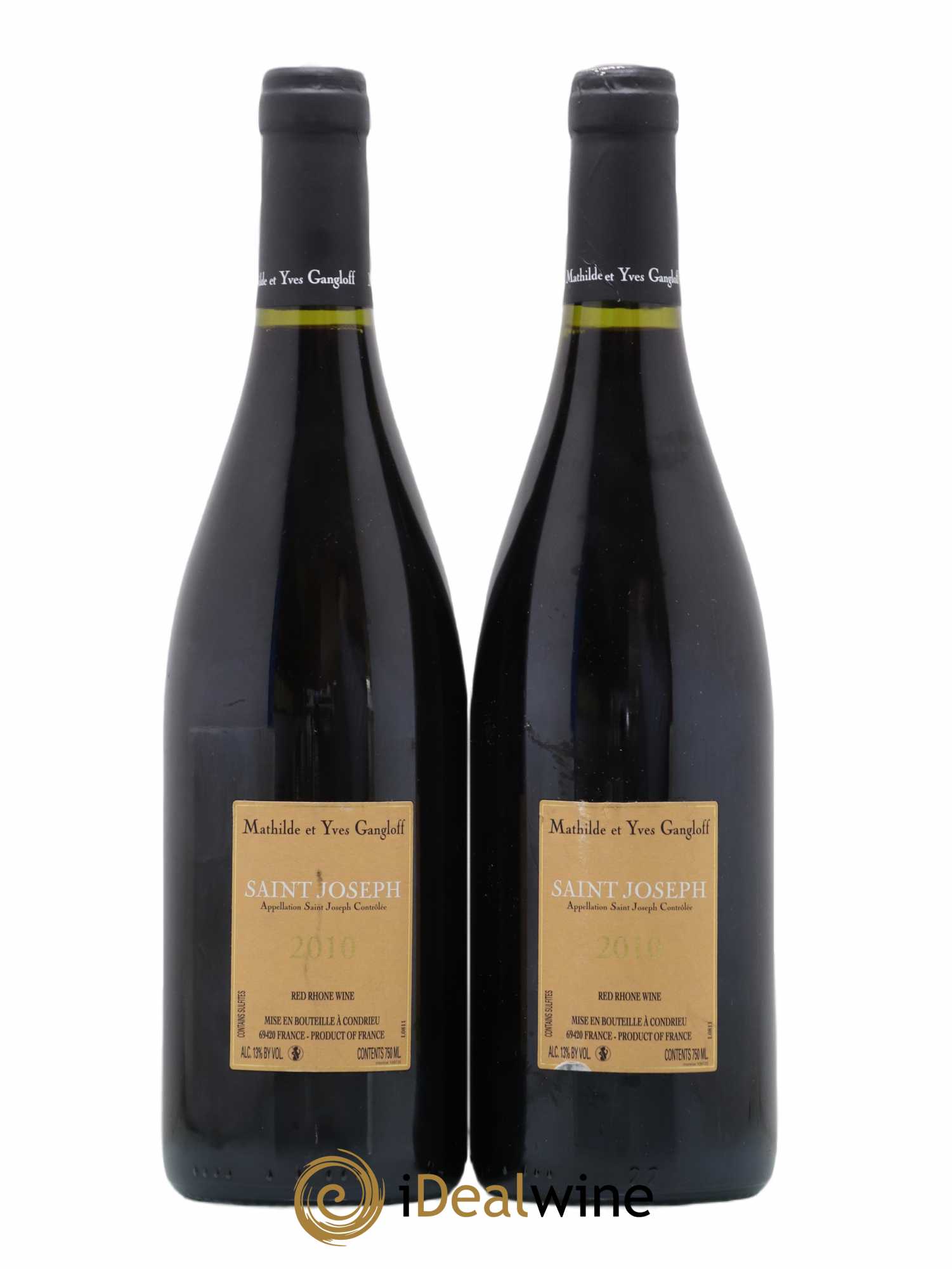 Saint-Joseph Gangloff (Domaine) 2010 - Lot de 2 bouteilles - 1
