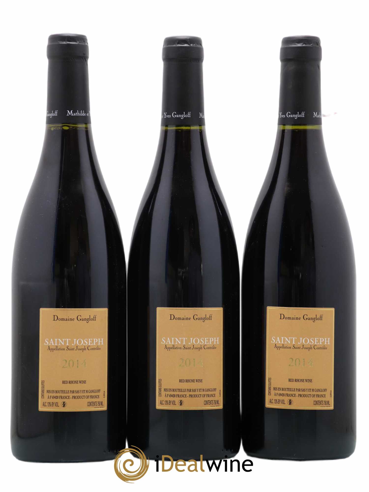 Saint-Joseph Gangloff (Domaine) 2014 - Lot de 3 bouteilles - 1