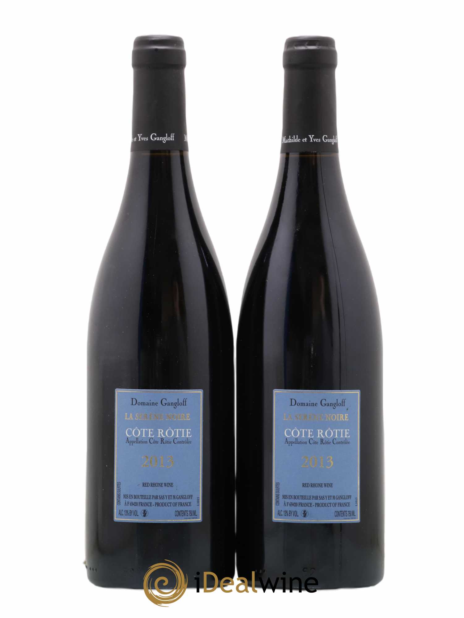 Côte-Rôtie La Sereine Noire Gangloff (Domaine) 2013 - Lotto di 2 bottiglie - 1