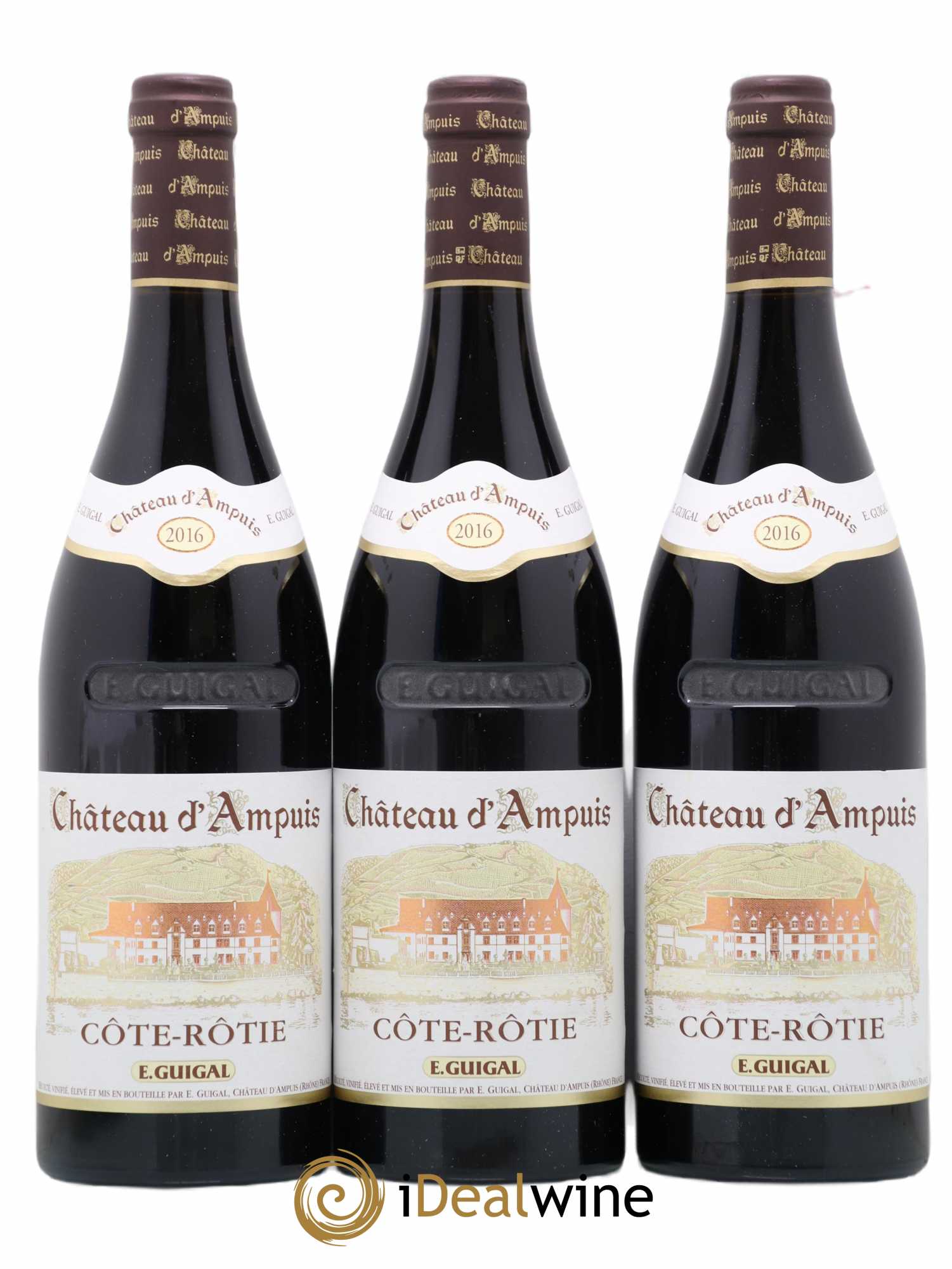 Côte-Rôtie Château d'Ampuis Guigal 2016 - Lot de 3 bouteilles - 0